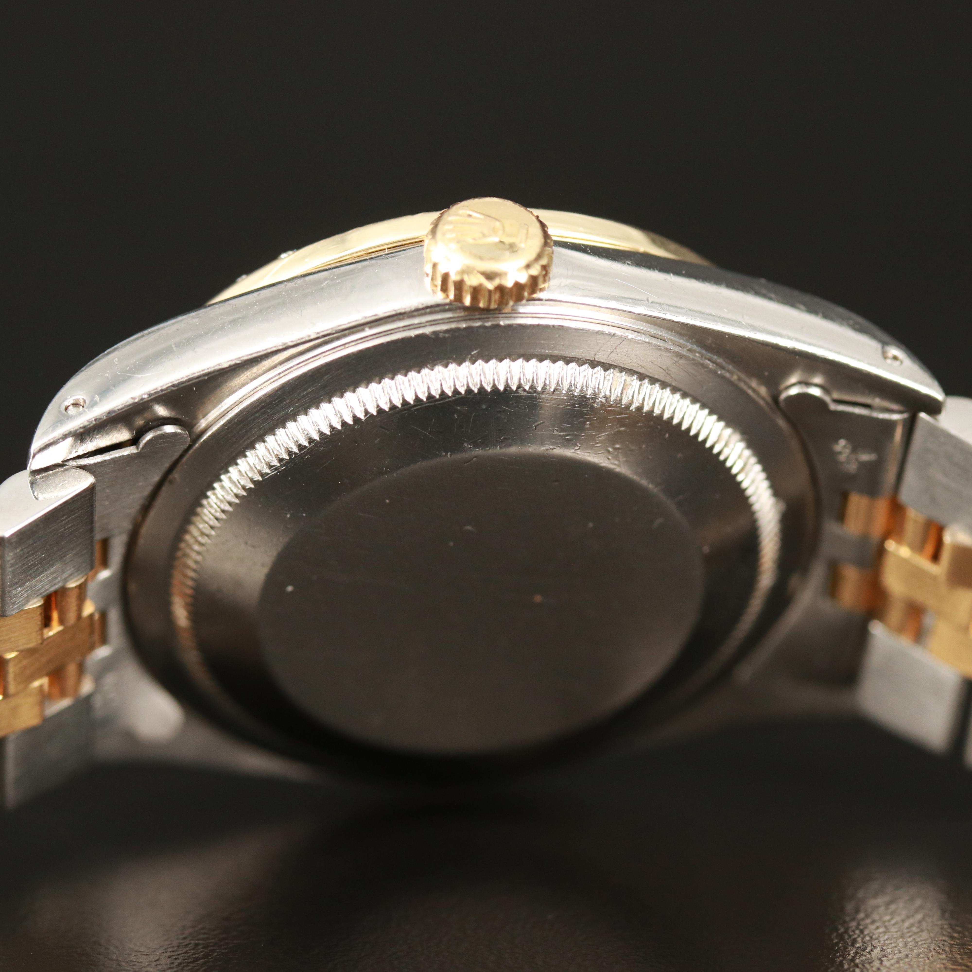 1991 Rolex Datejust Diamond Dial and Bezel 18K and Stainless Steel Watch