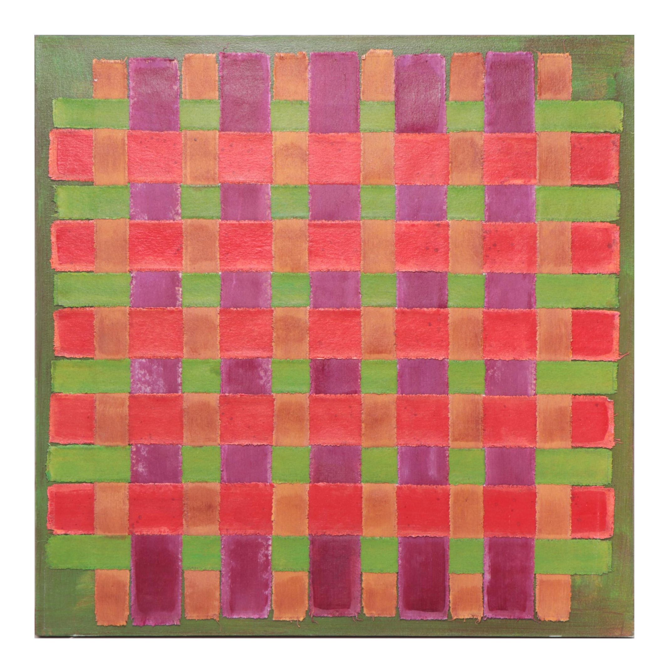 Jeffrey Scott Lewis Mixed Media Painting, 2005