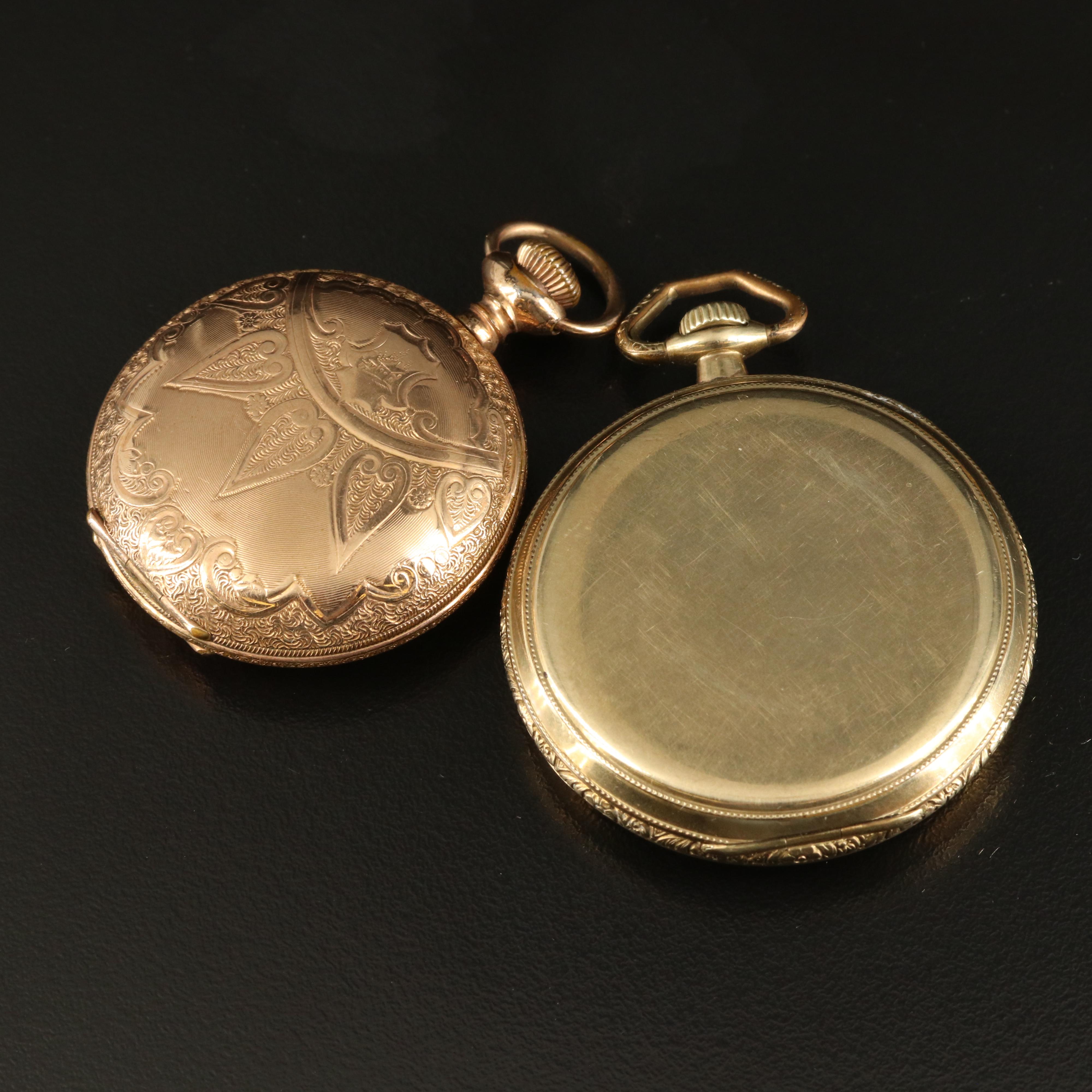 Two Elgin Gold Filled Pocket Watches