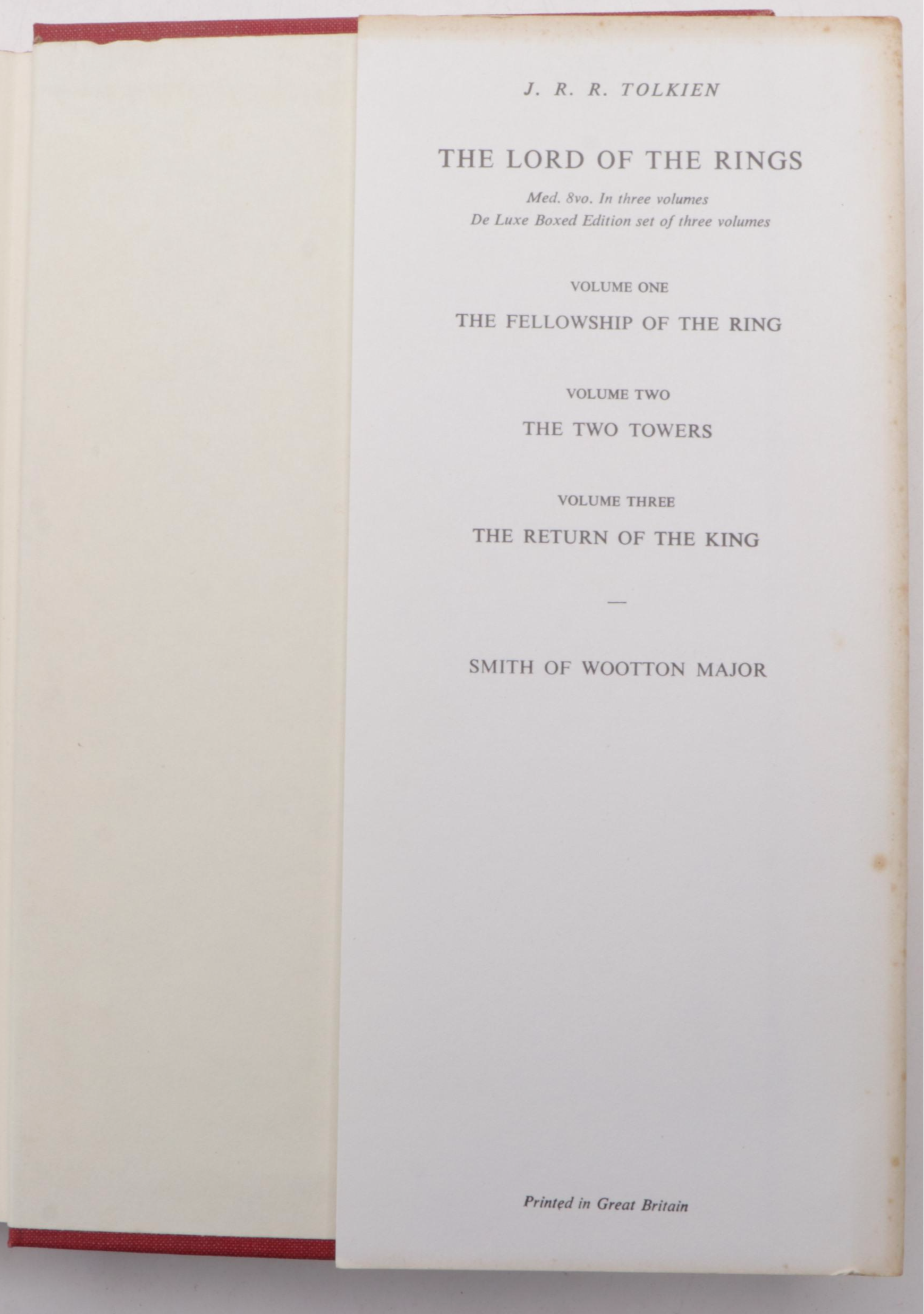 Revised Edition "The Lord of the Rings" Trilogy by J. R. R. Tolkien, 1970–1971