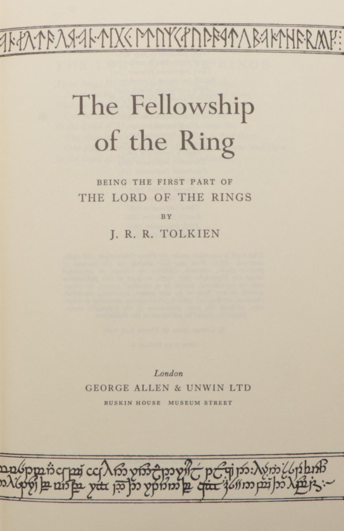 Revised Edition "The Lord of the Rings" Trilogy by J. R. R. Tolkien, 1970–1971