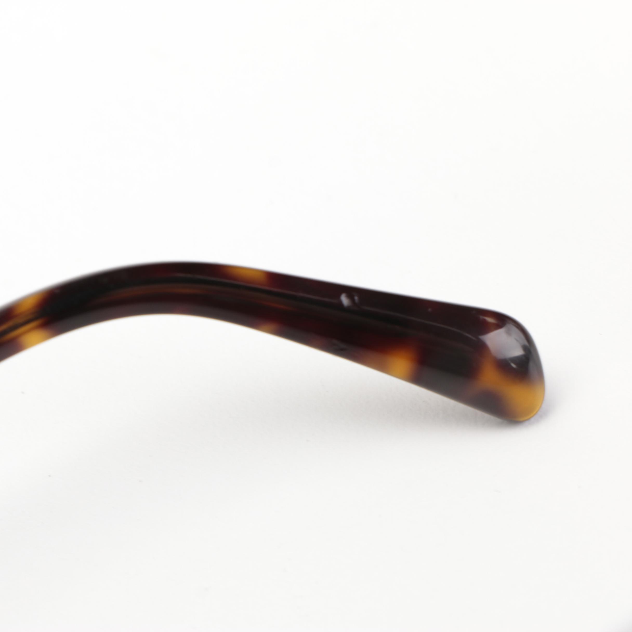 Prada SPR 08O Round Sunglasses with Case