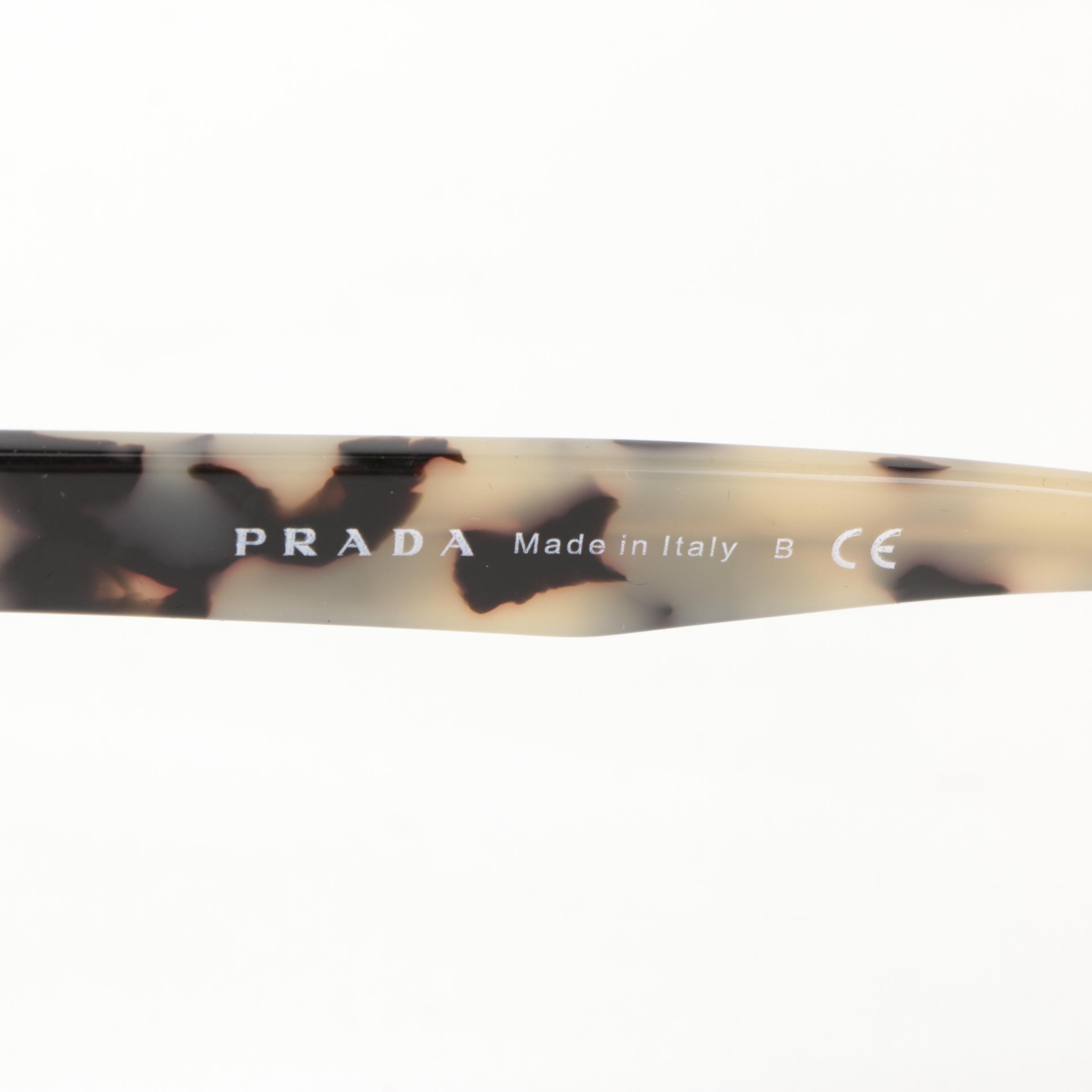 Prada SPR 230 Round Sunglasses with Case