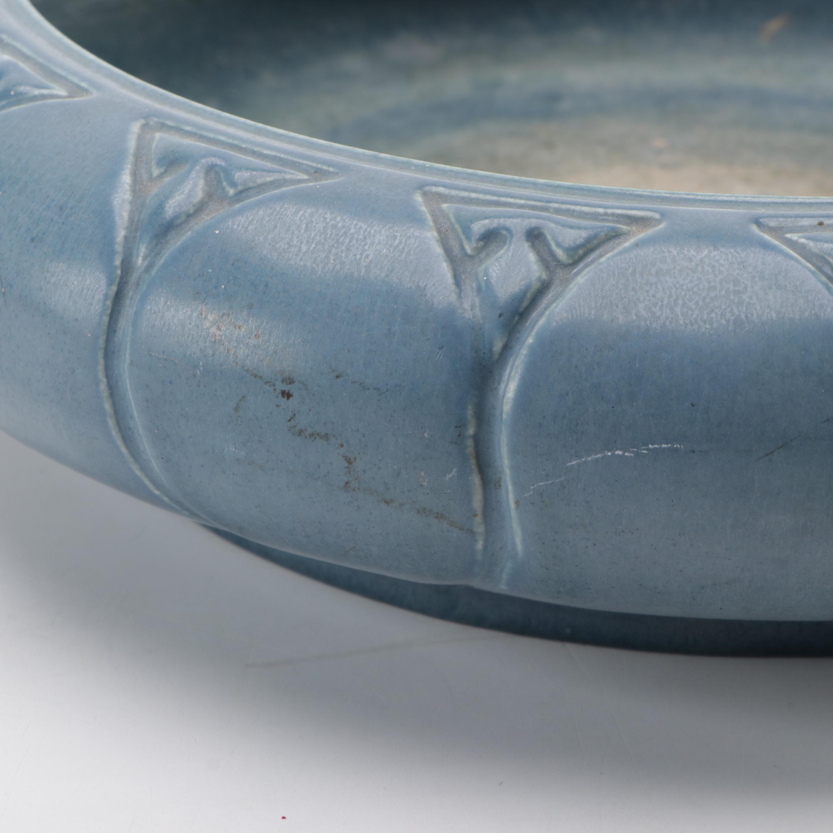 Rookwood Pottery Matte Glaze Low Bowl, 1922