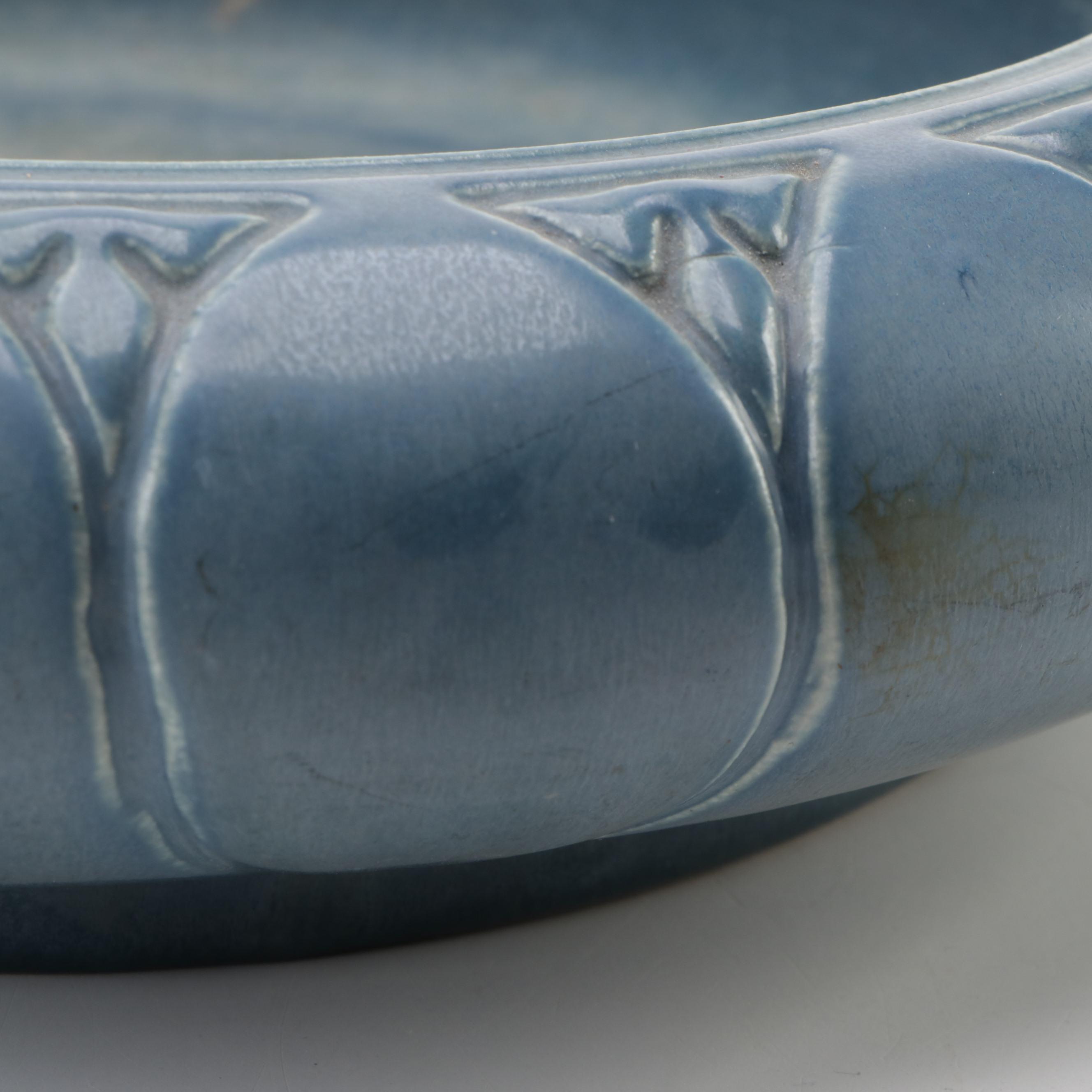 Rookwood Pottery Matte Glaze Low Bowl, 1922