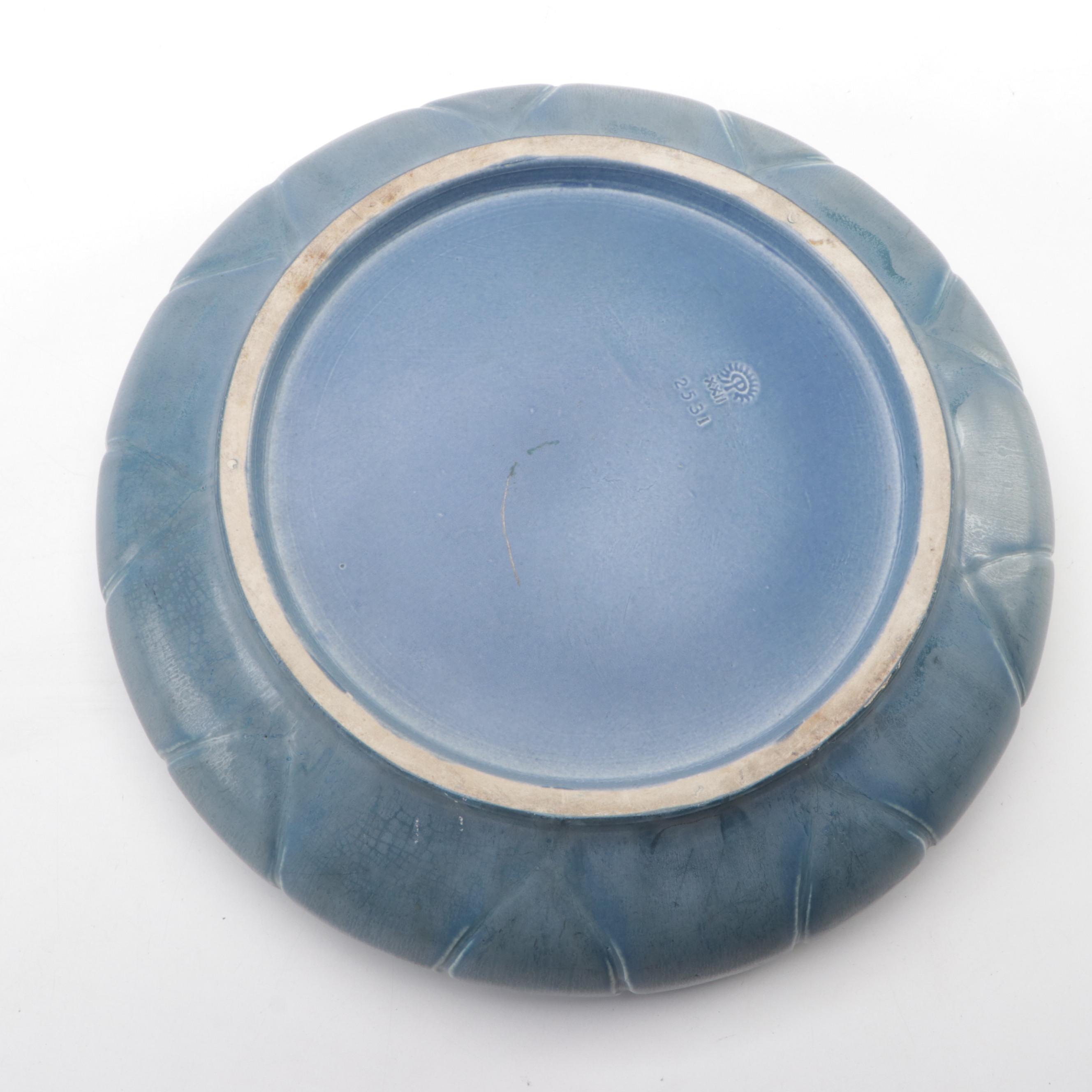 Rookwood Pottery Matte Glaze Low Bowl, 1922
