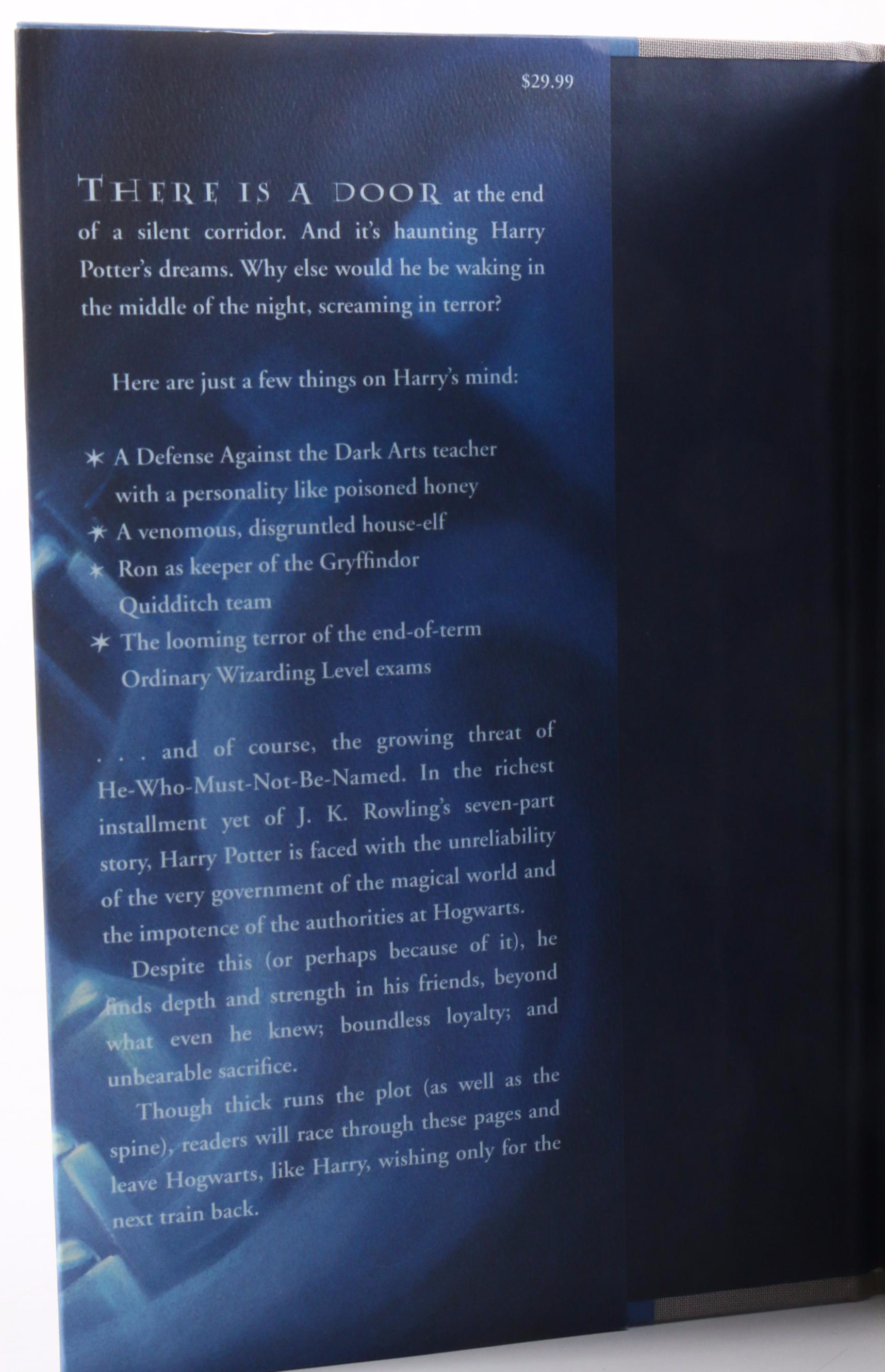 First American Edition "Harry Potter" Partial Series by J. K. Rowling