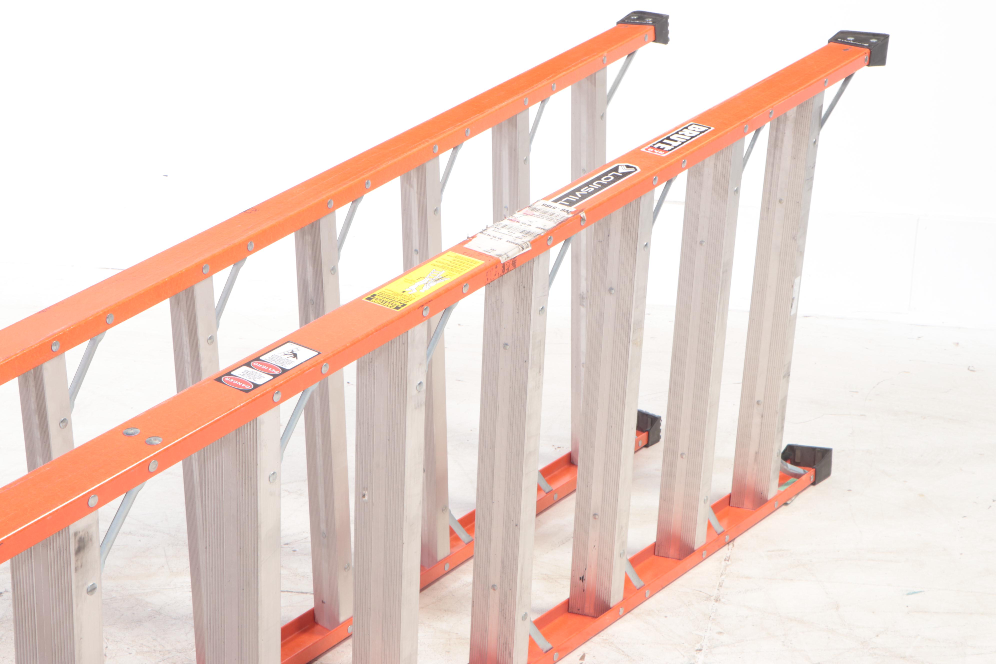 Louisville "Model FM1416HD" 16' Fiberlgass and Aluminum Step Ladder