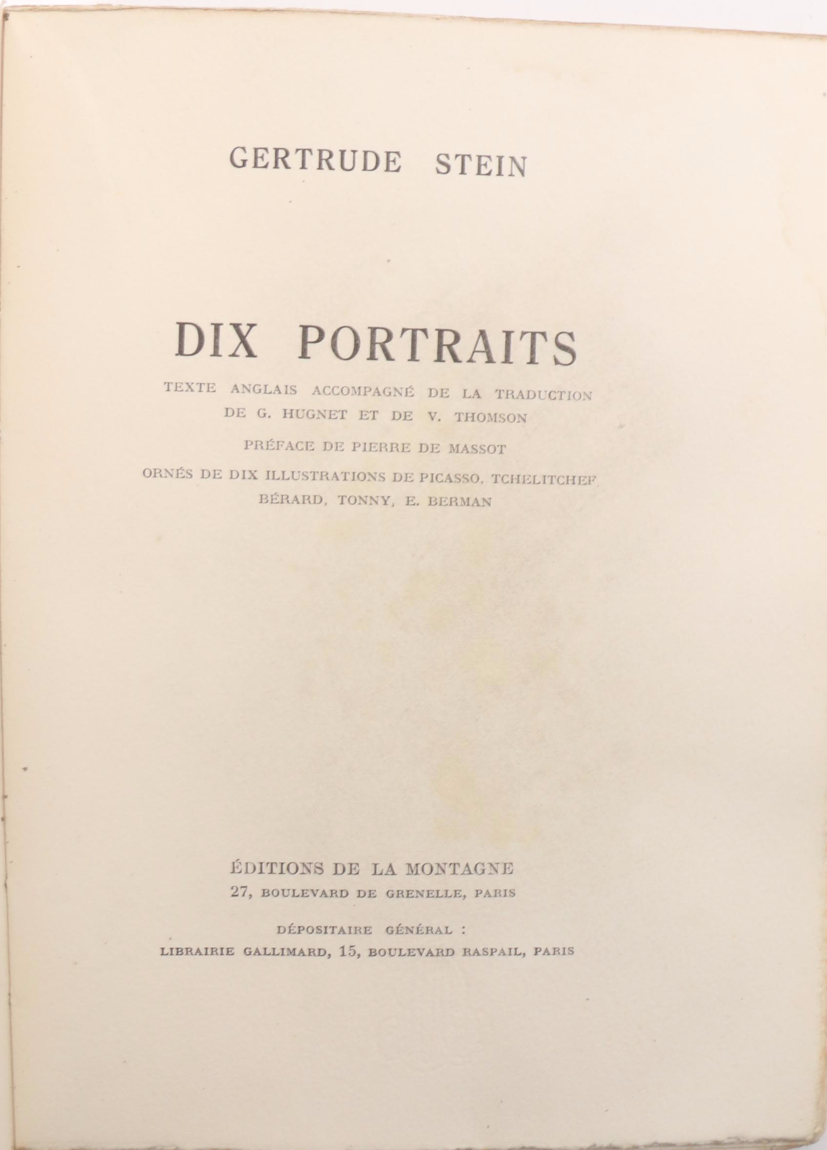 First Edition "Brewsie and Willie" and More Books by Gertrude Stein