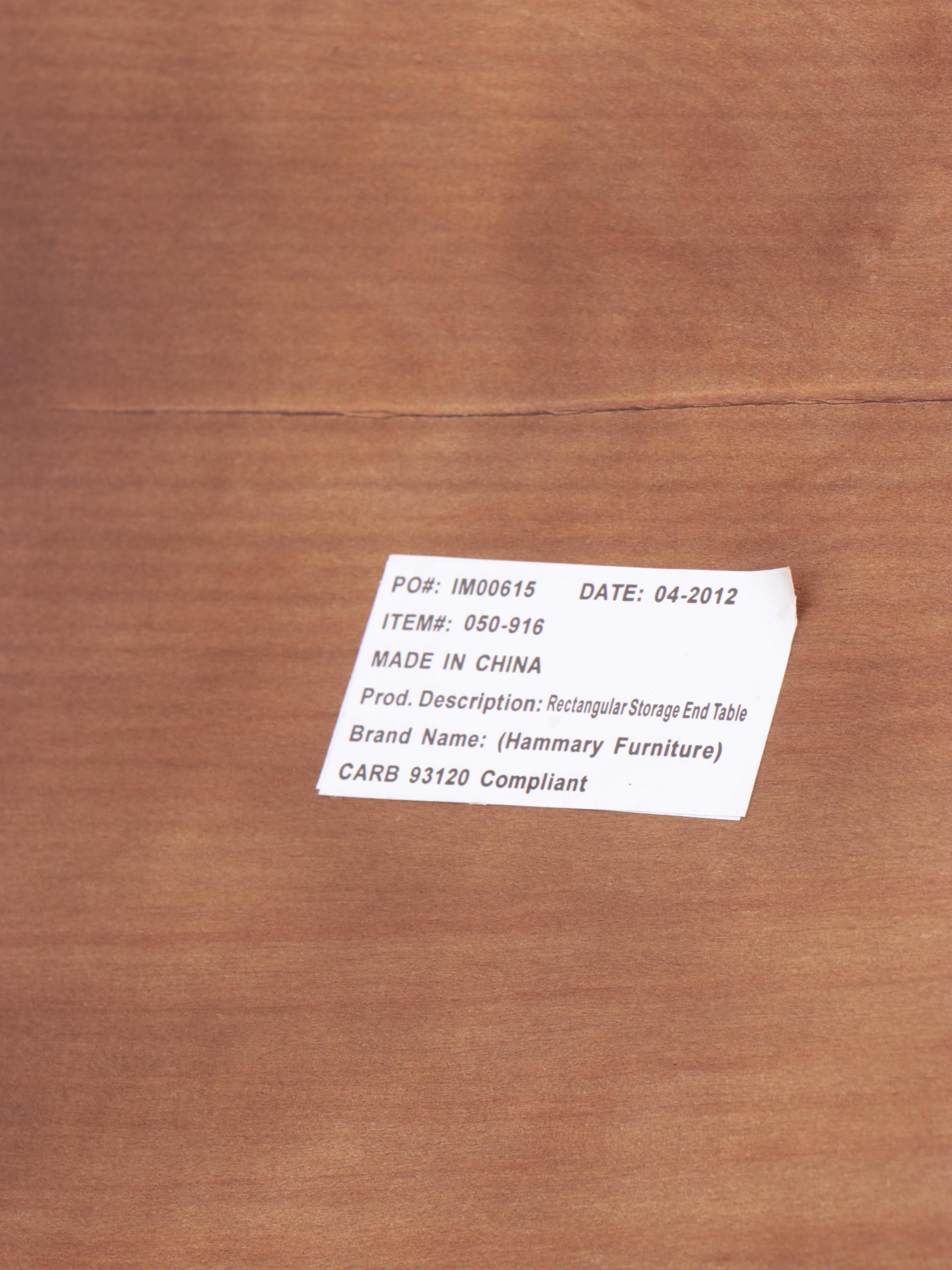 Hammary Furniture "Mercantile" Cherrywood Side Table