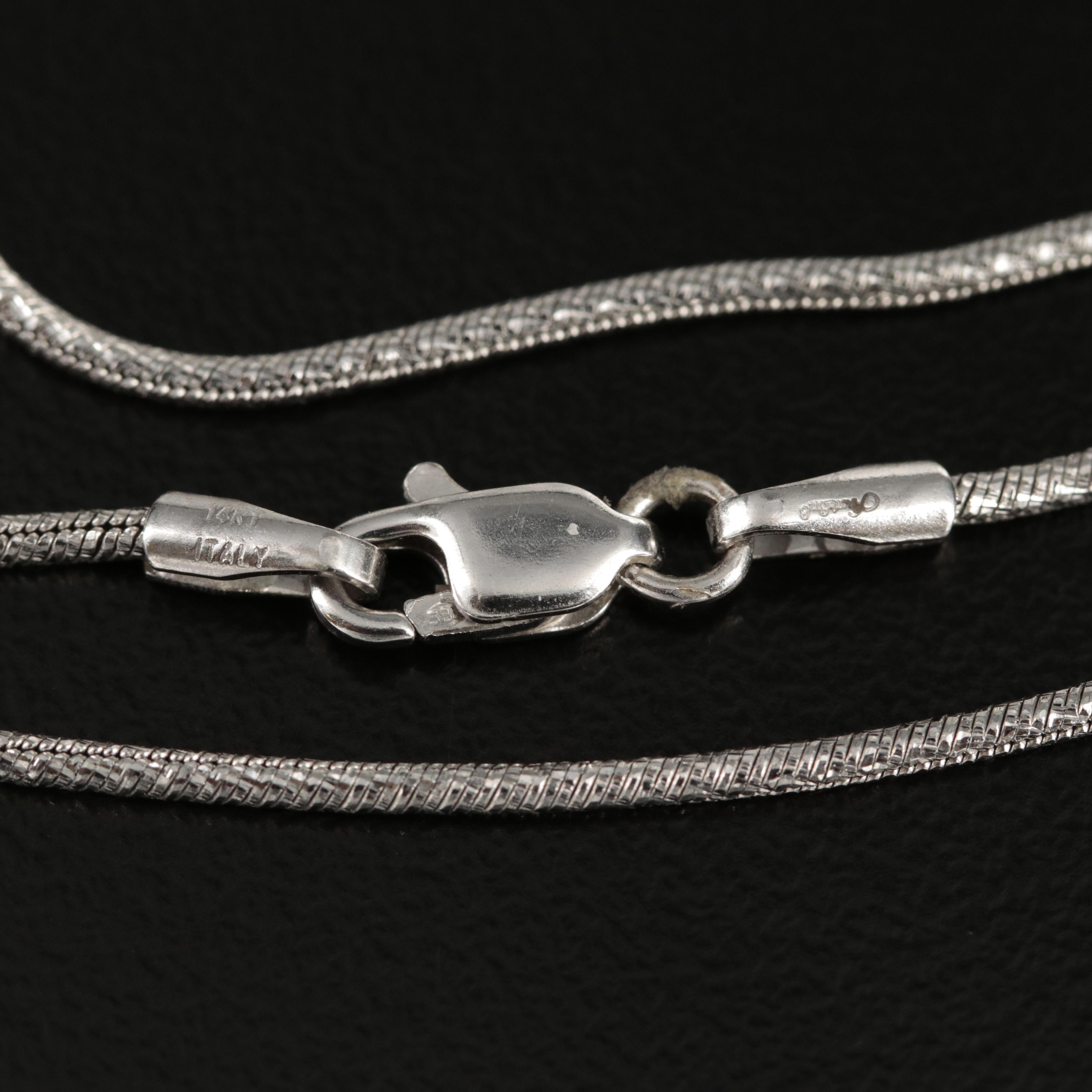 Italian 14K Snake Chain Necklace