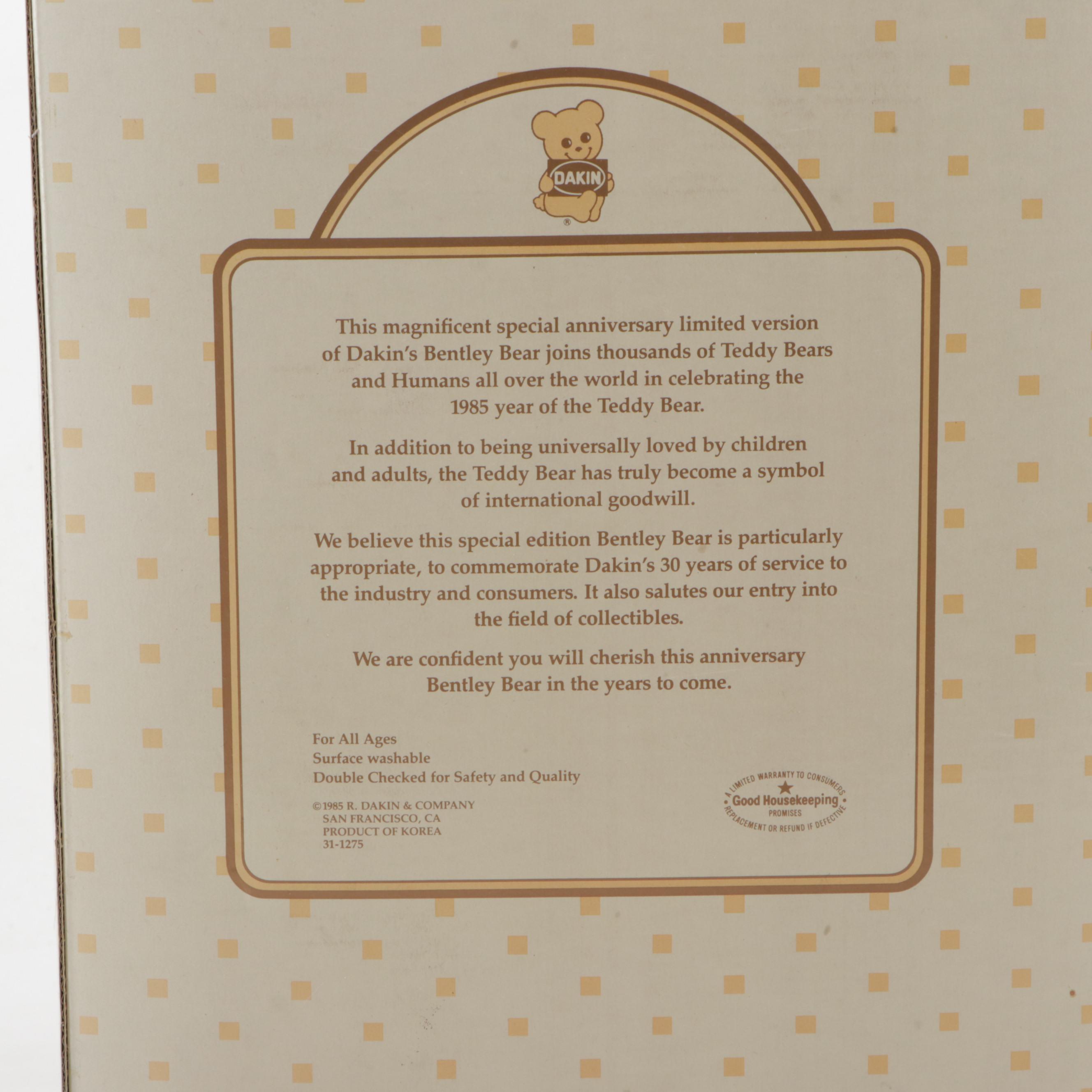 R. Dakin & Company "Paddington Bear" and Other Teddy Bears