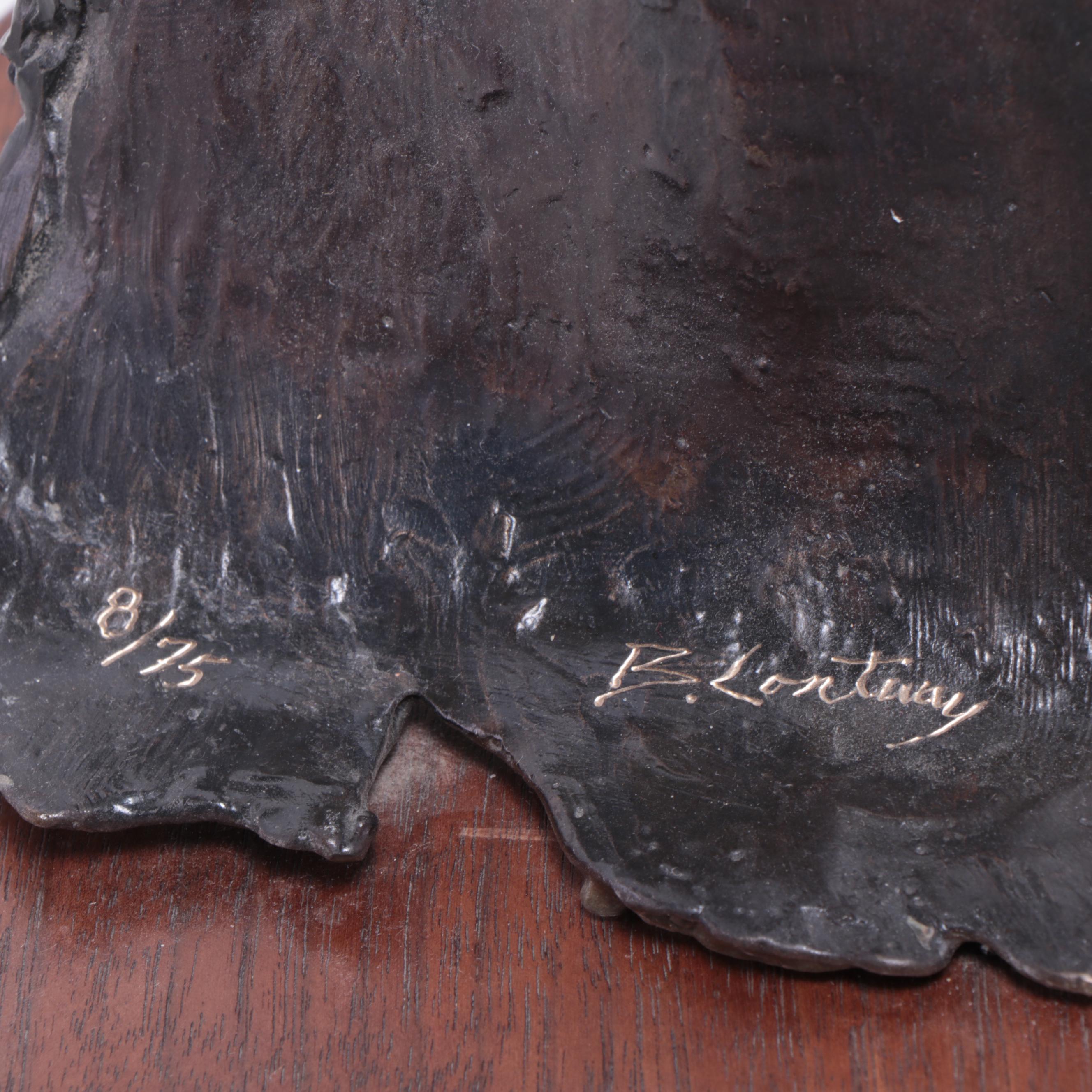 Bruce Contway Cold Painted Bronze Sculpture "Wicasa Wakan"