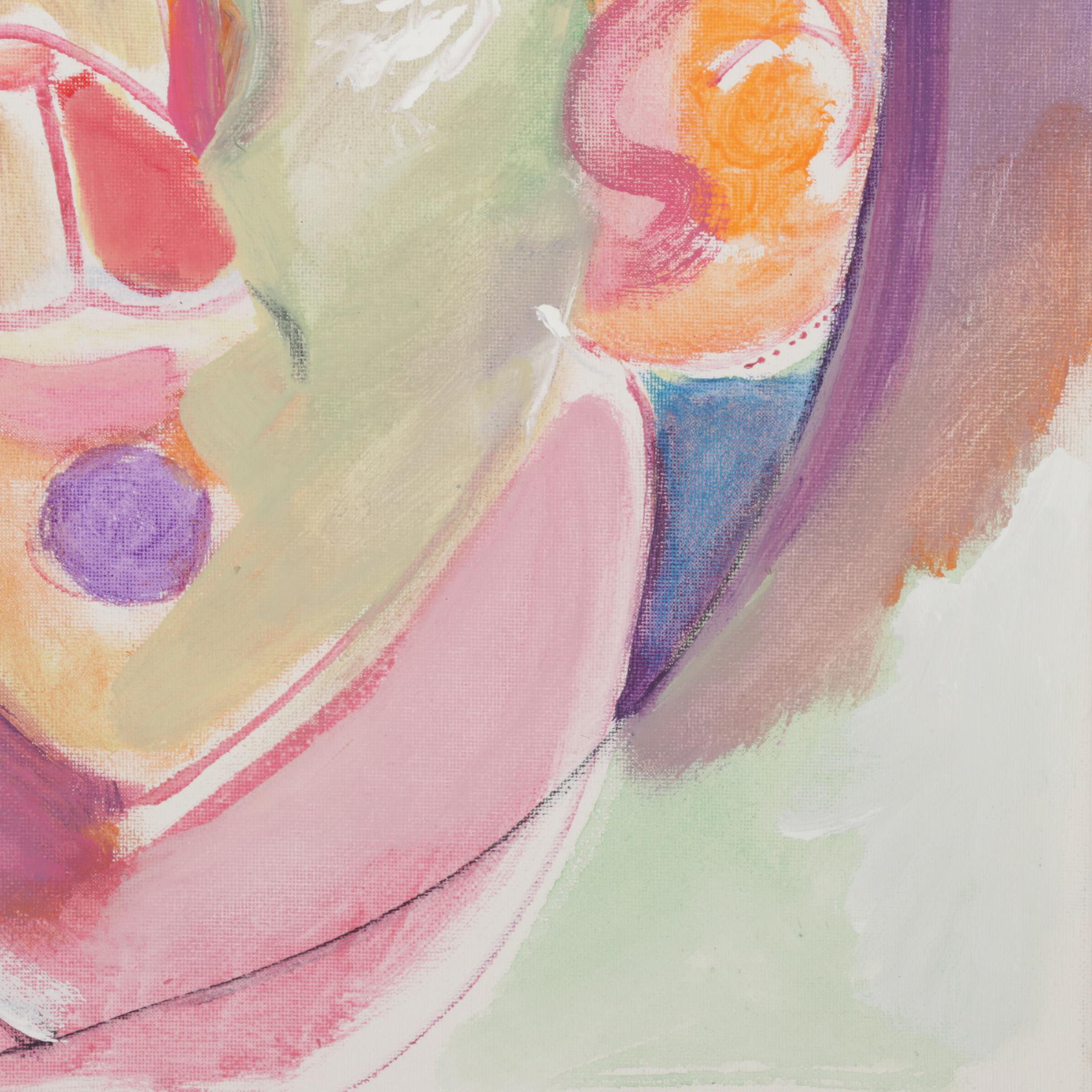 Philip the Transplant Portrait Acrylic Painting "Descartes," 2022