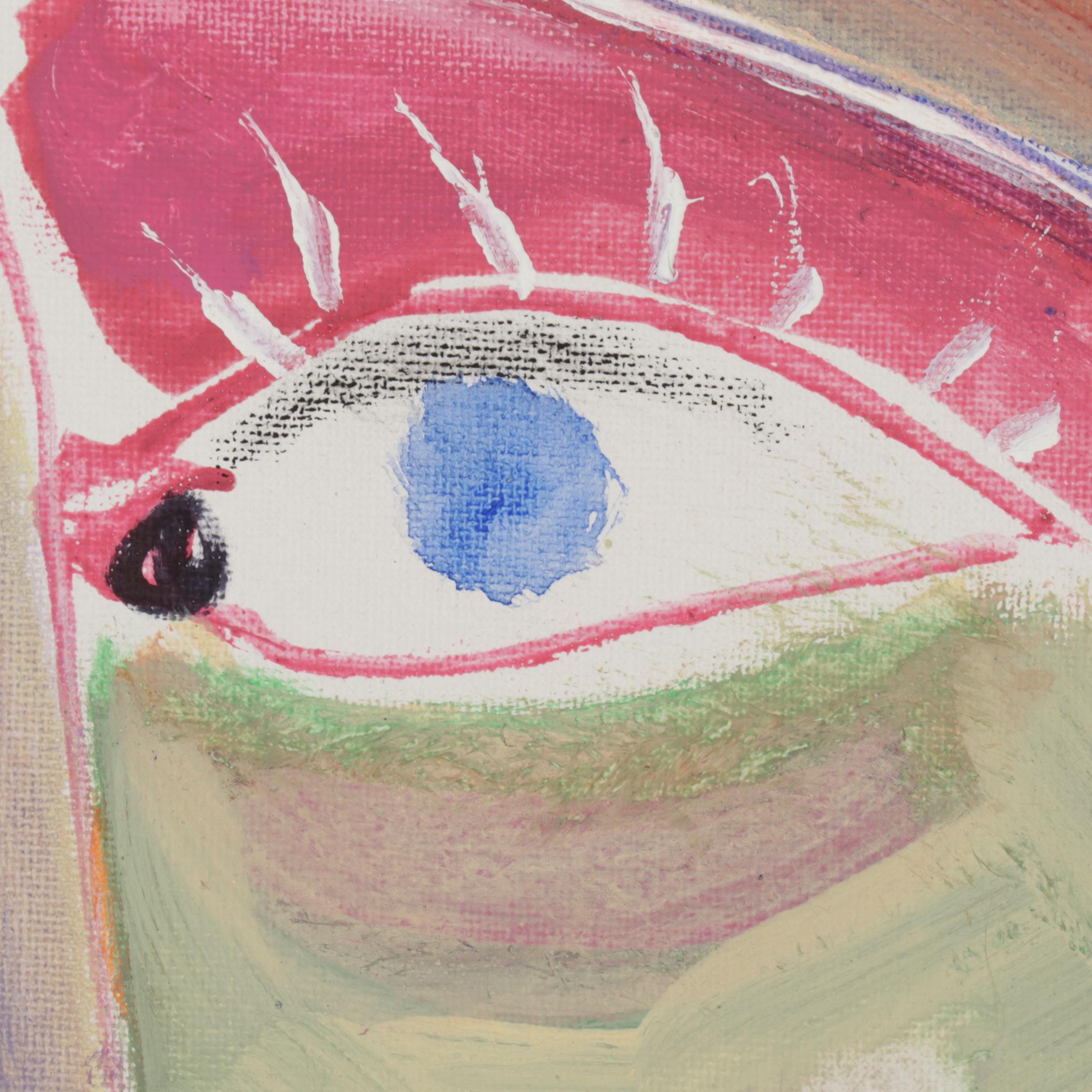 Philip the Transplant Portrait Acrylic Painting "Descartes," 2022