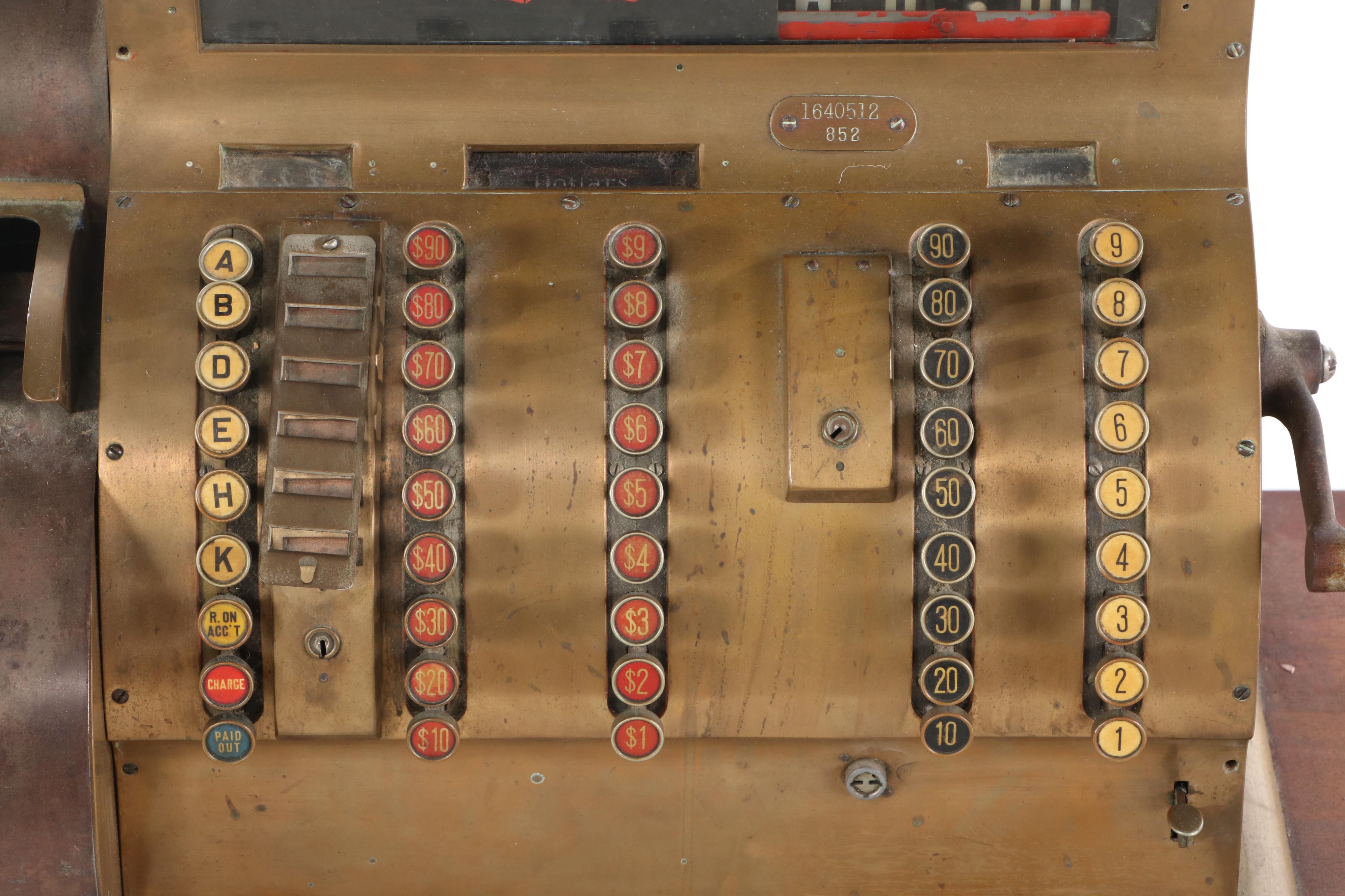 National Cash Register Model 852, Circa 1917