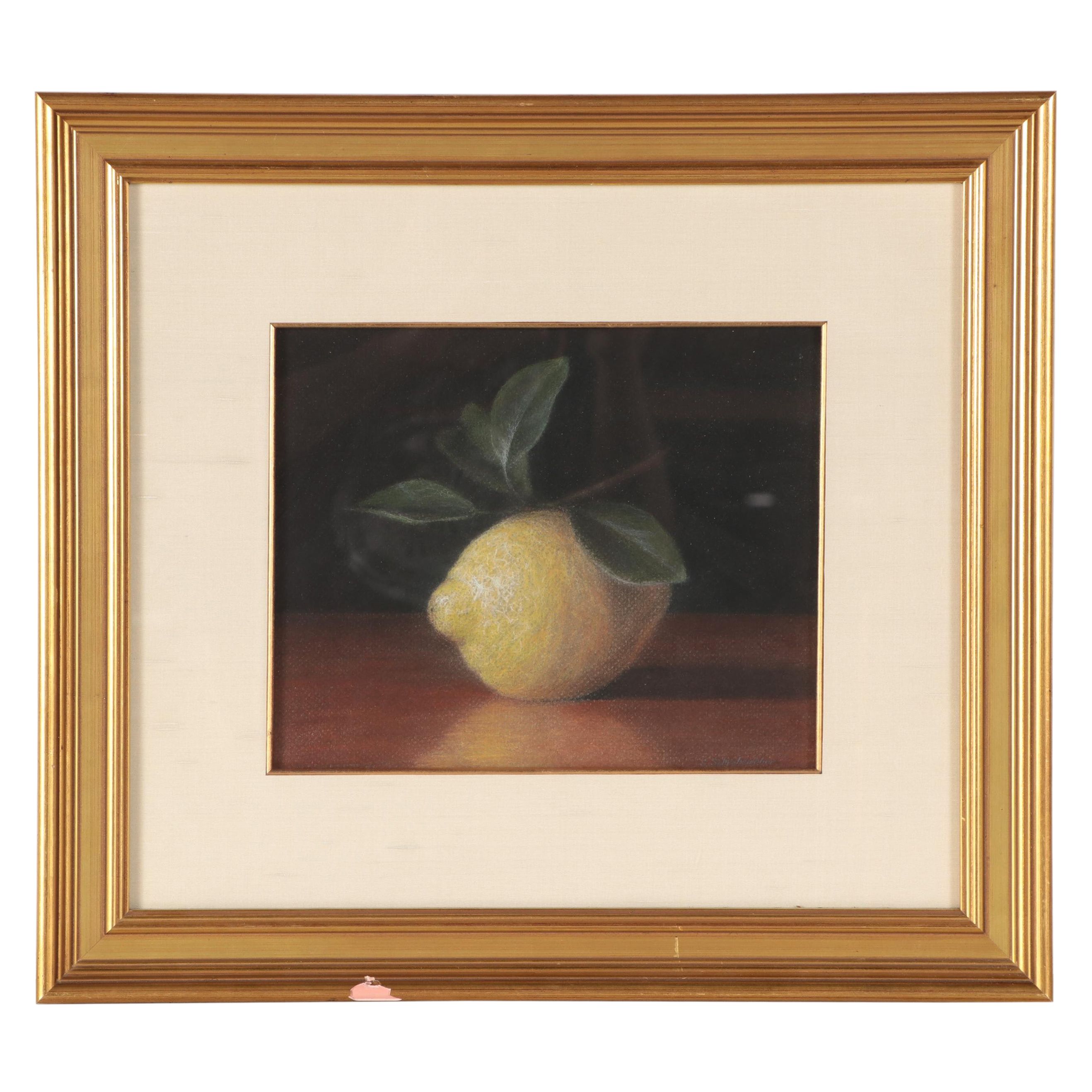 Sally Schrohenloher Photorealist Still Life Pastel Drawing