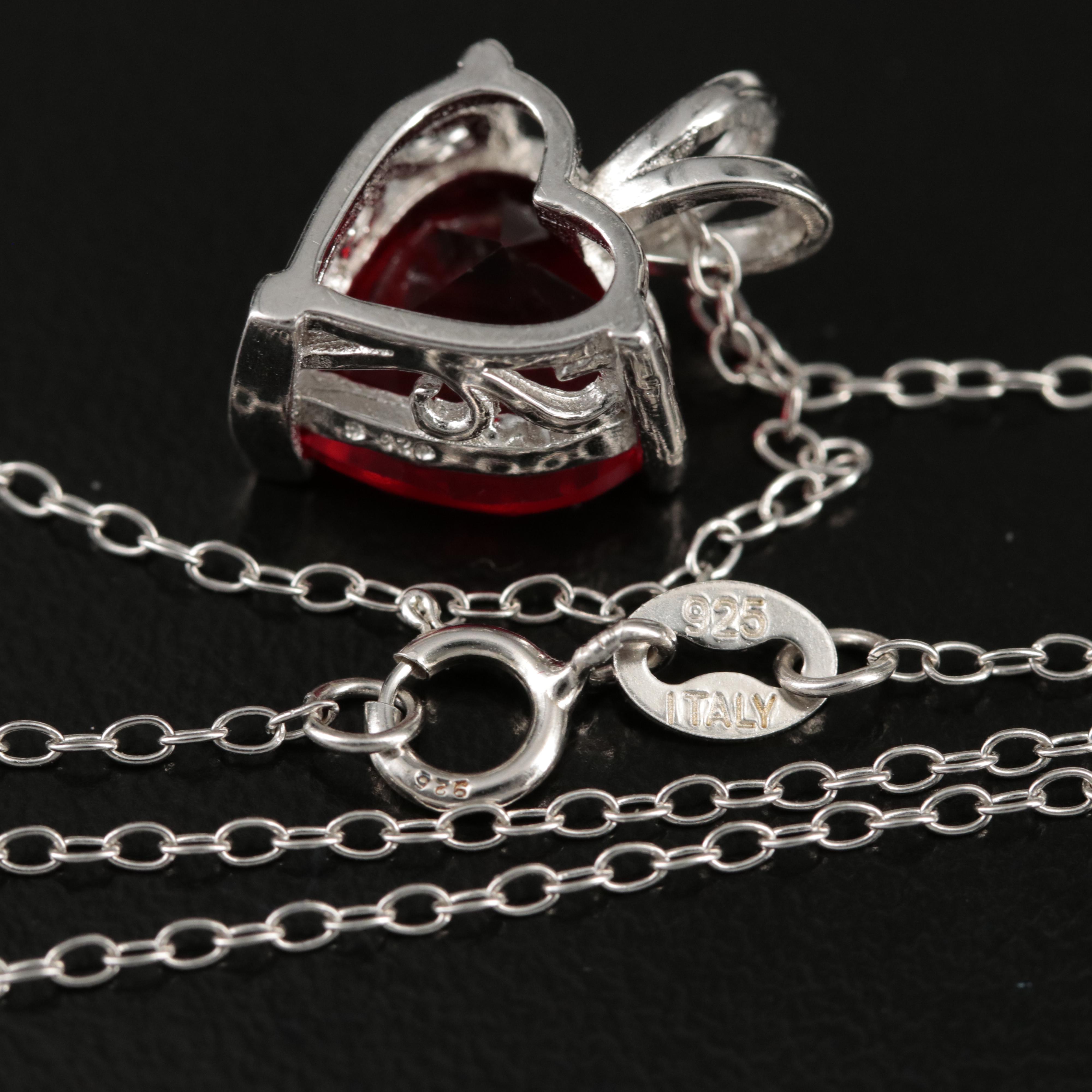 Sterling Necklaces and Earrings Including Pearl and Cubic Zirconia