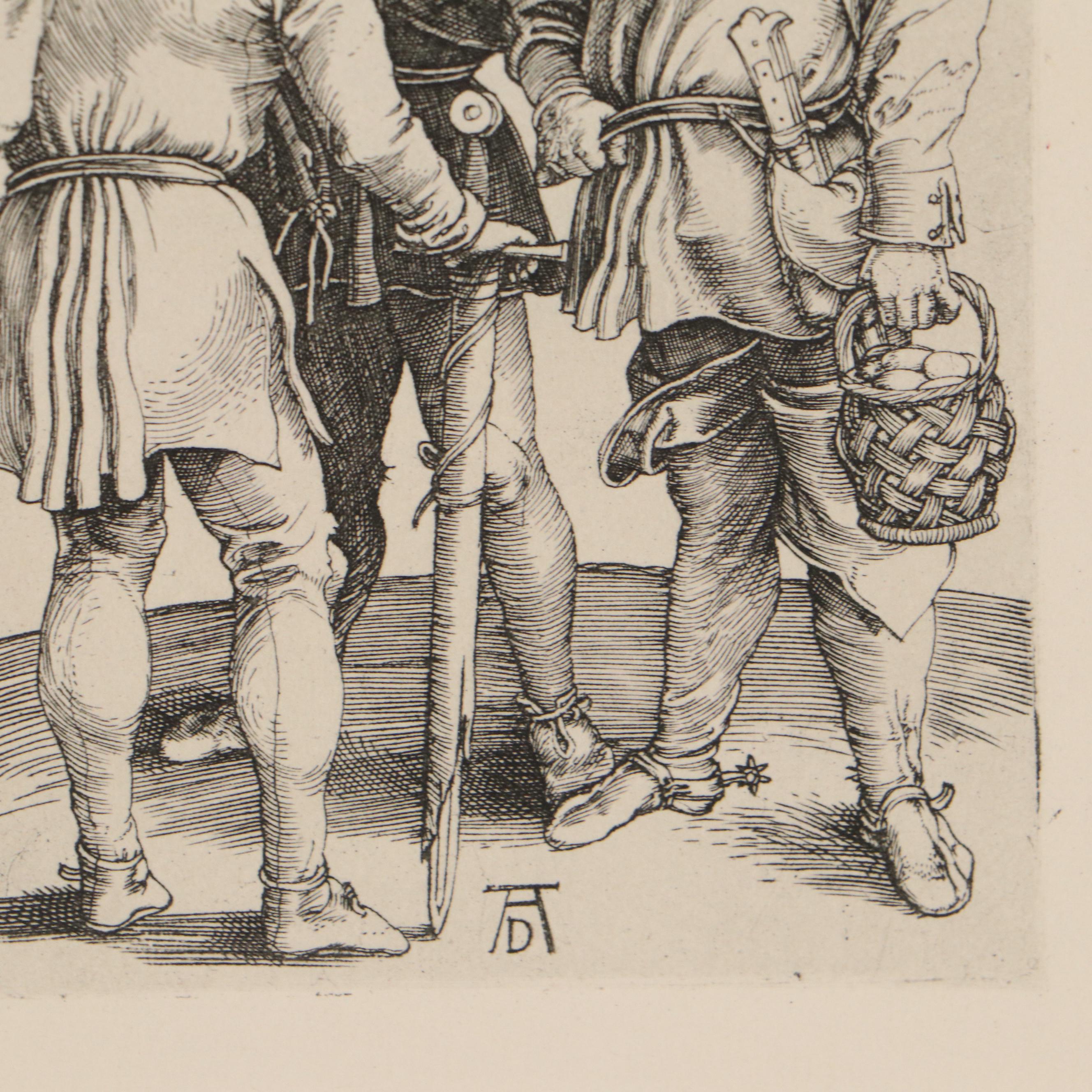 Etchings After Albrecht Durer Including "The Bagpiper"