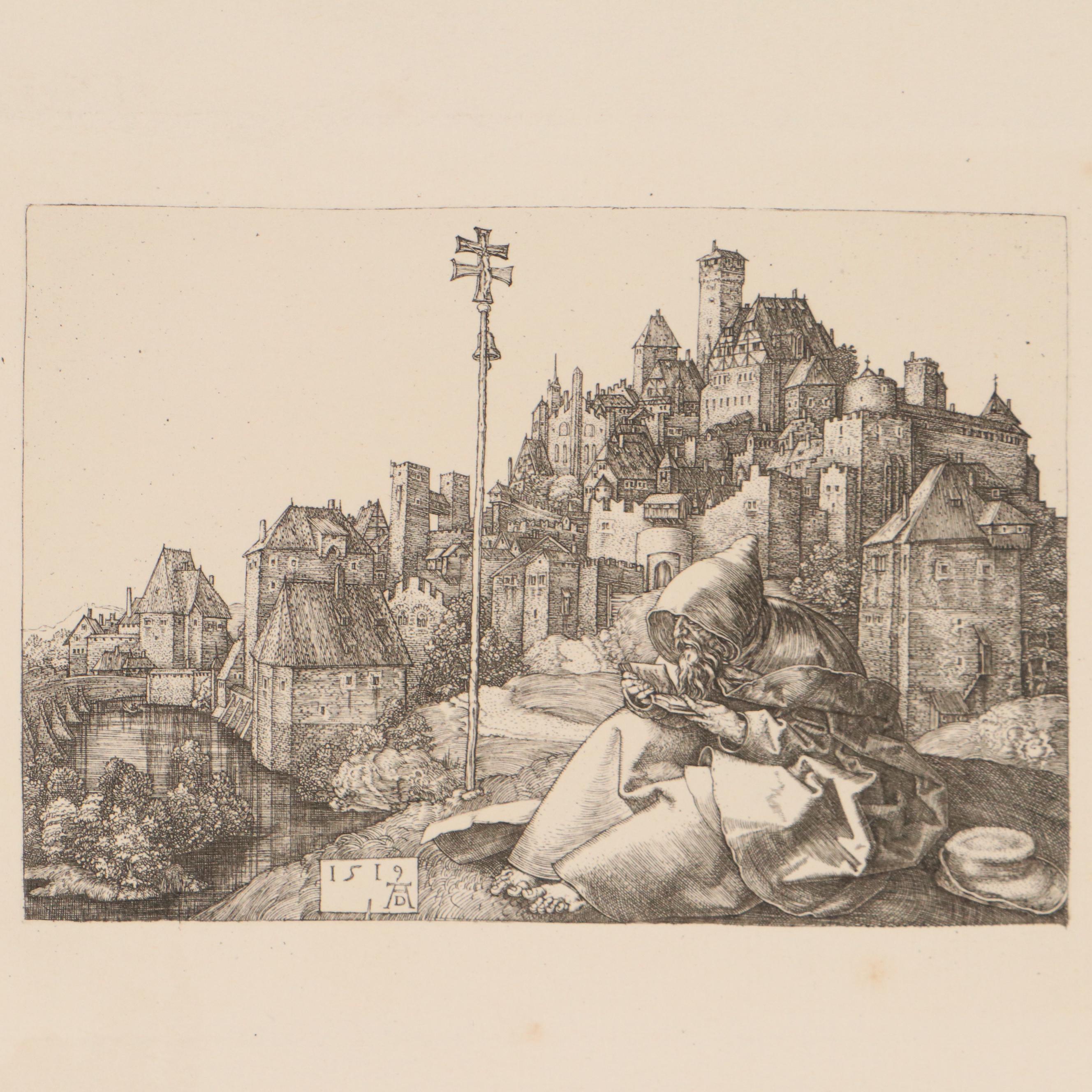 Etchings After Albrecht Durer Including "The Bagpiper"