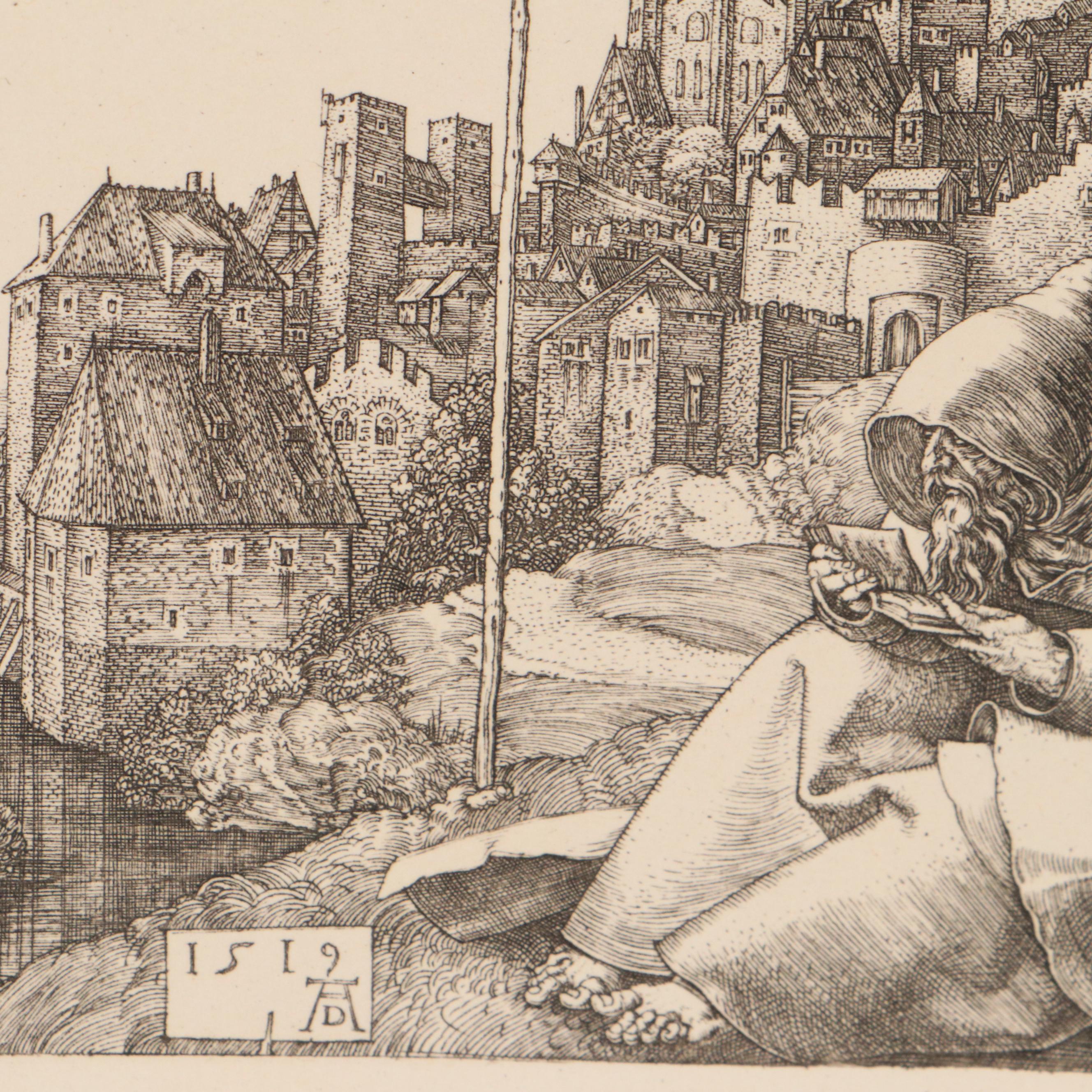 Etchings After Albrecht Durer Including "The Bagpiper"