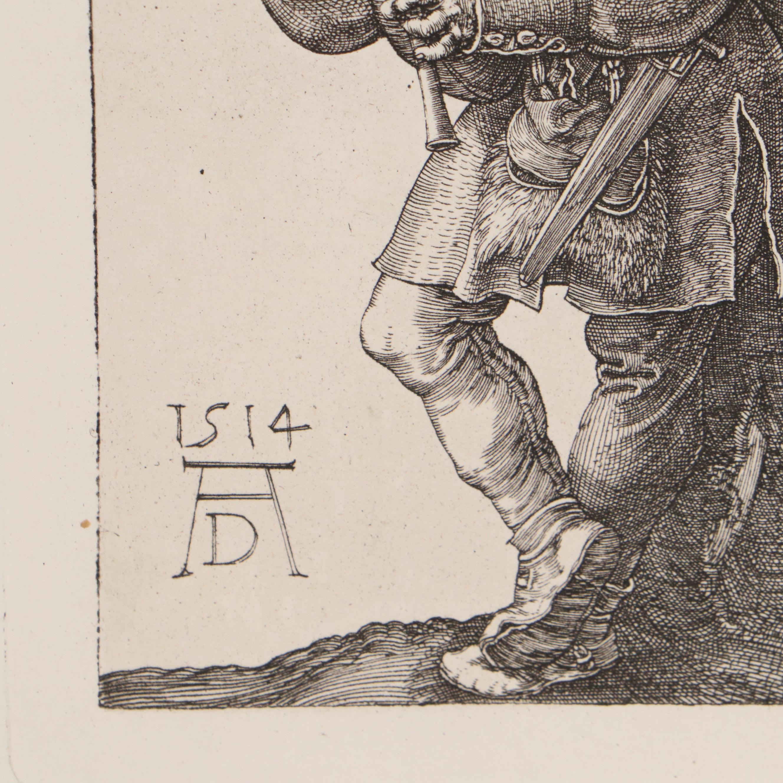 Etchings After Albrecht Durer Including "The Bagpiper"