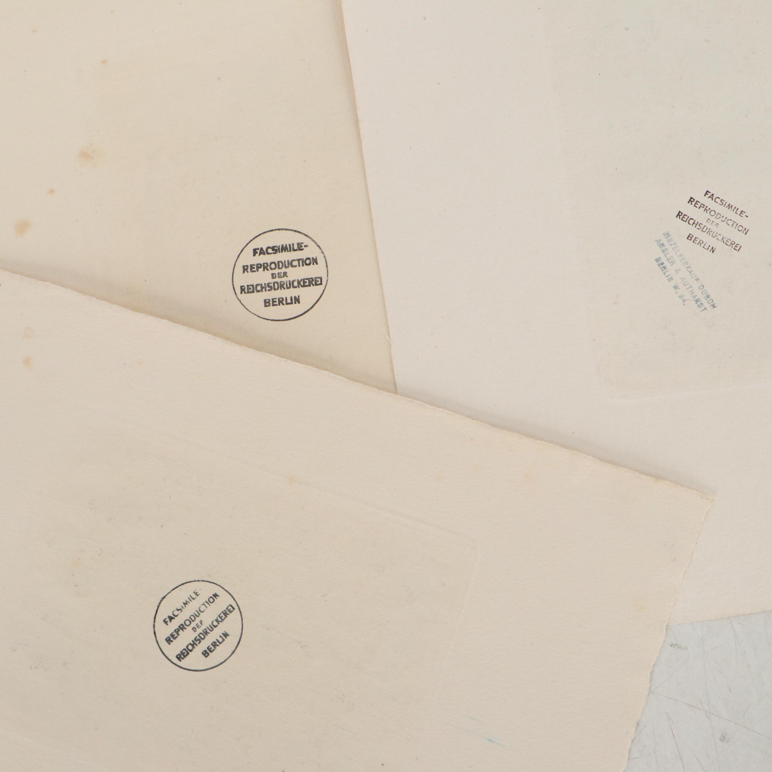 Etchings After Albrecht Durer Including "The Bagpiper"