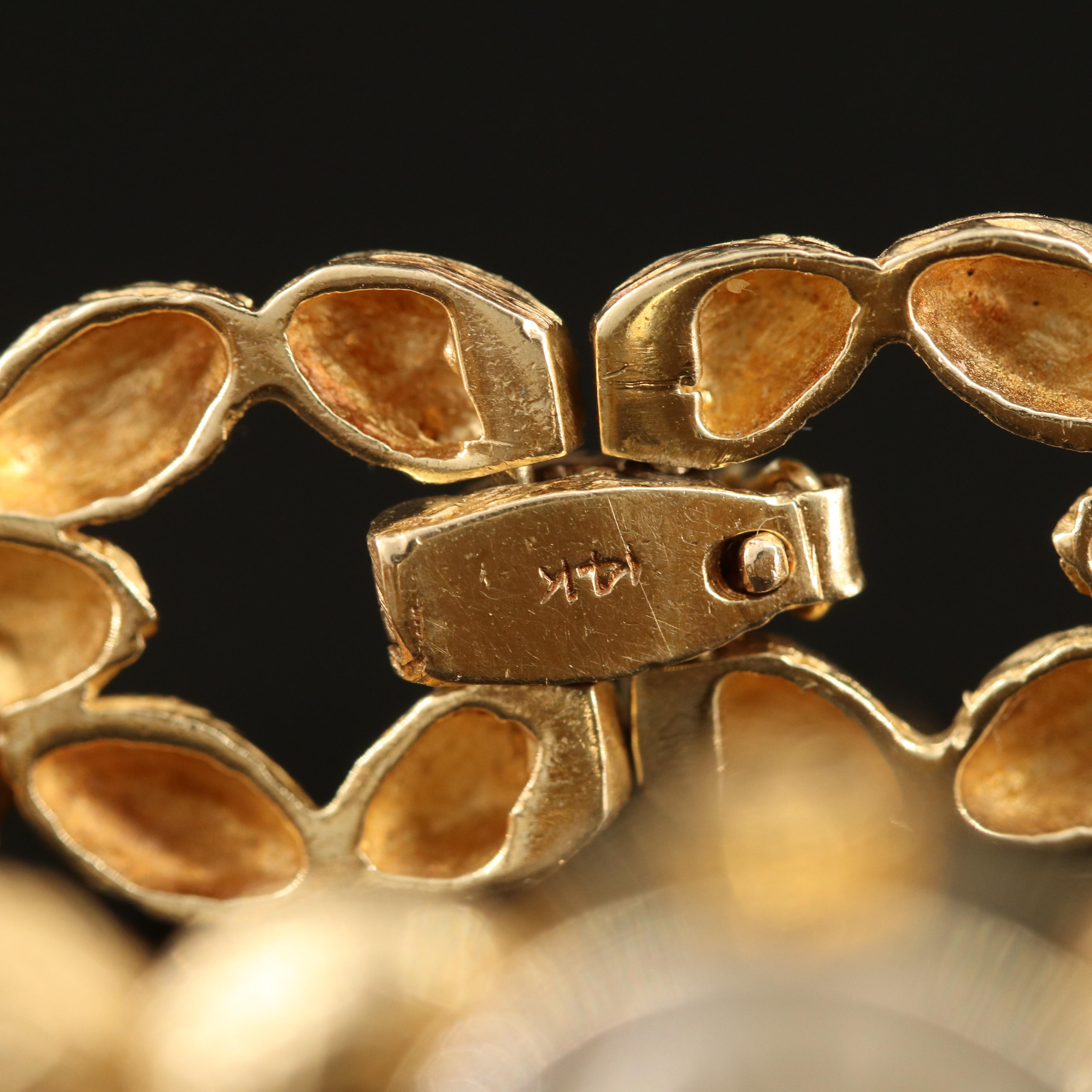 Rolex 1960's 14K Bark Finish Band Watch