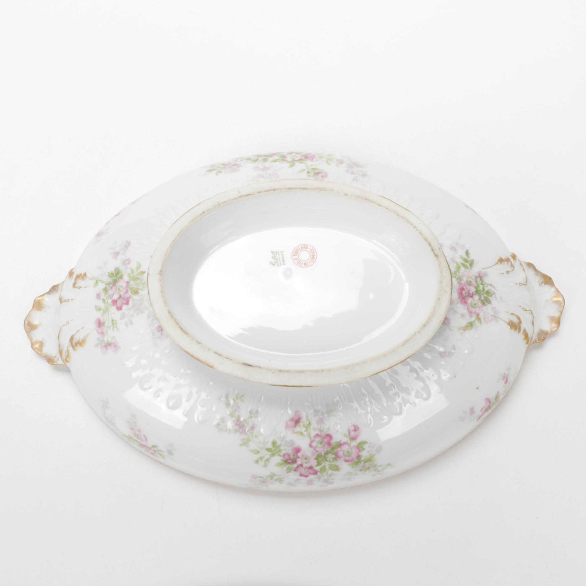 C. H. Field Haviland Limoges Dinner and Serveware, Early to Mid 20th Century