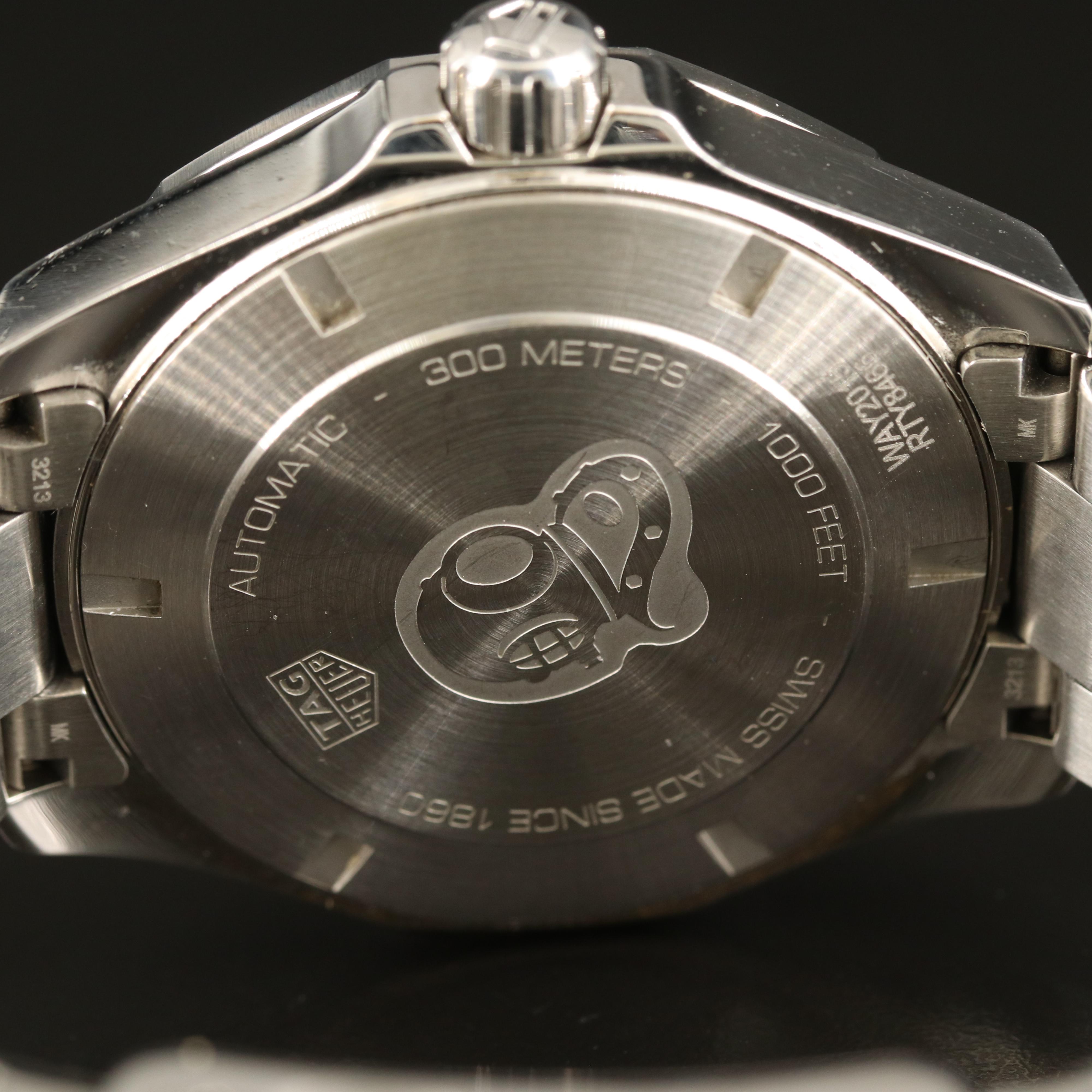 TAG Heuer Green Dial Aquaracer Automatic Stainless Steel Watch