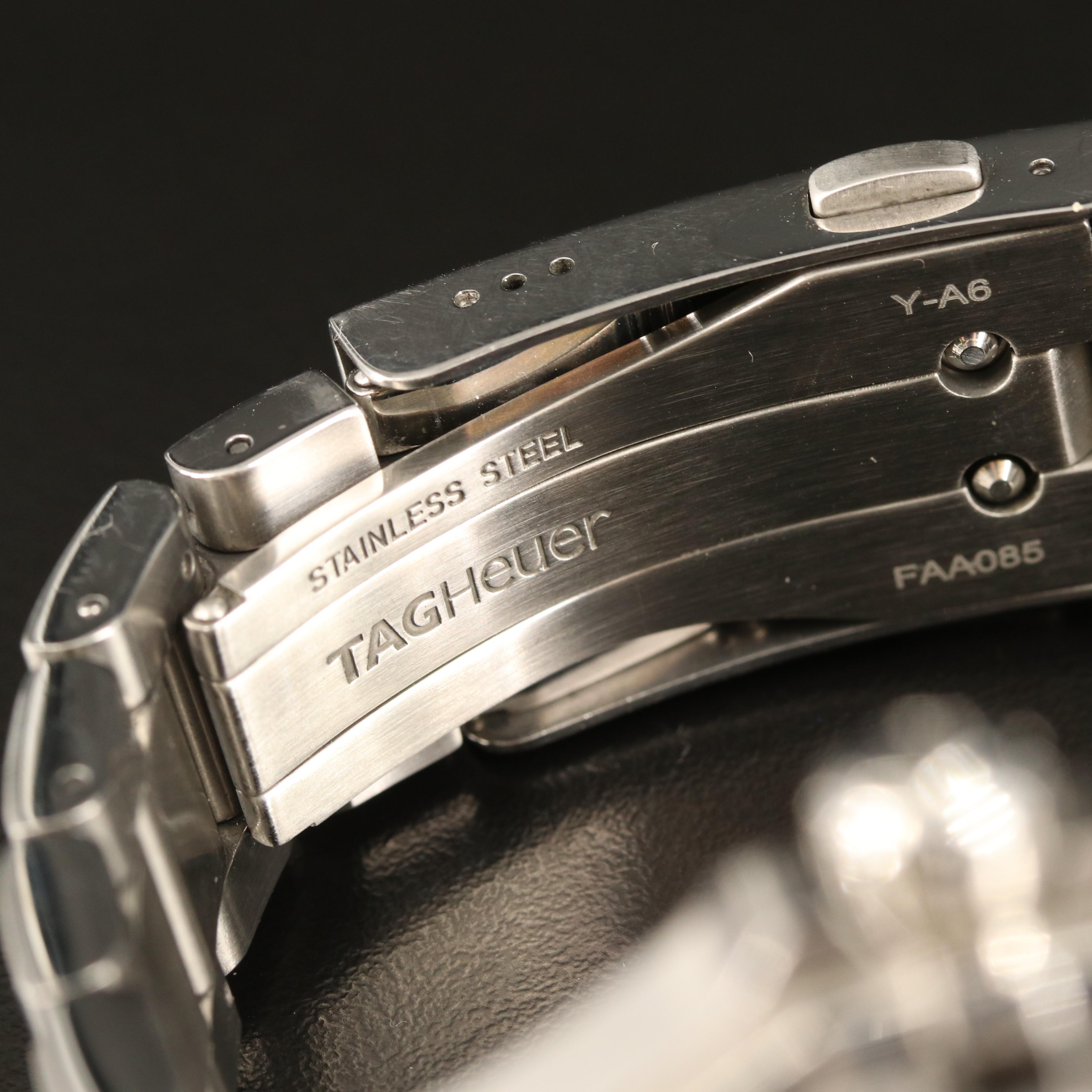 TAG Heuer Green Dial Aquaracer Automatic Stainless Steel Watch