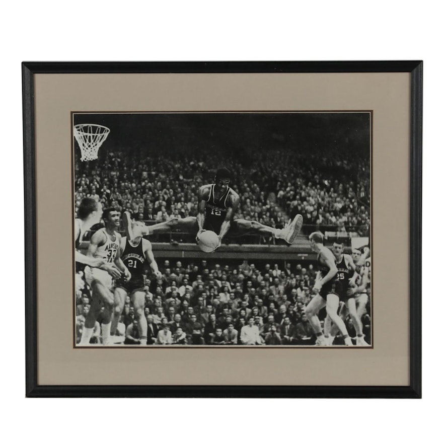 Oscar Robertson "Split Rebound" Photograph
