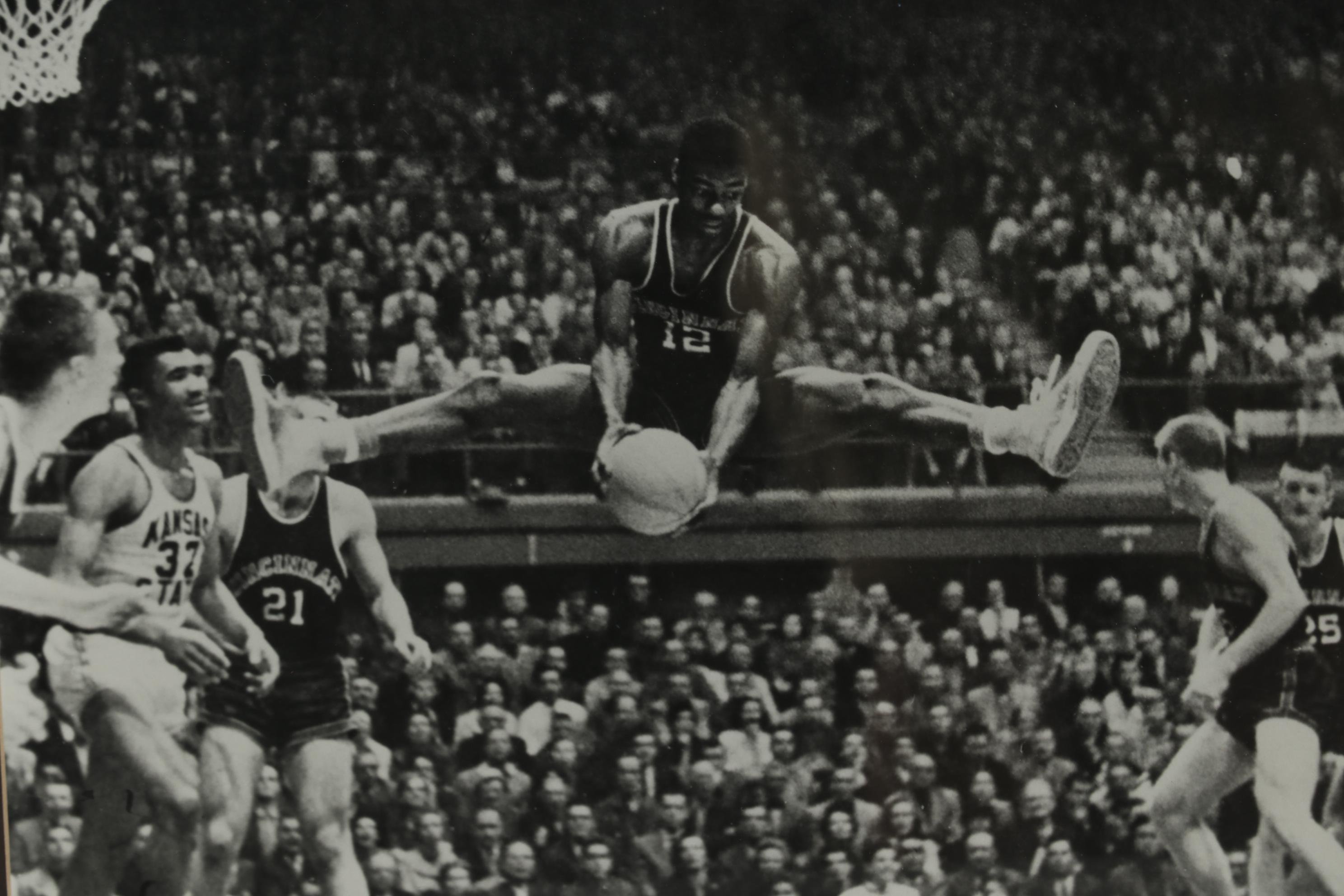 Oscar Robertson "Split Rebound" Photograph