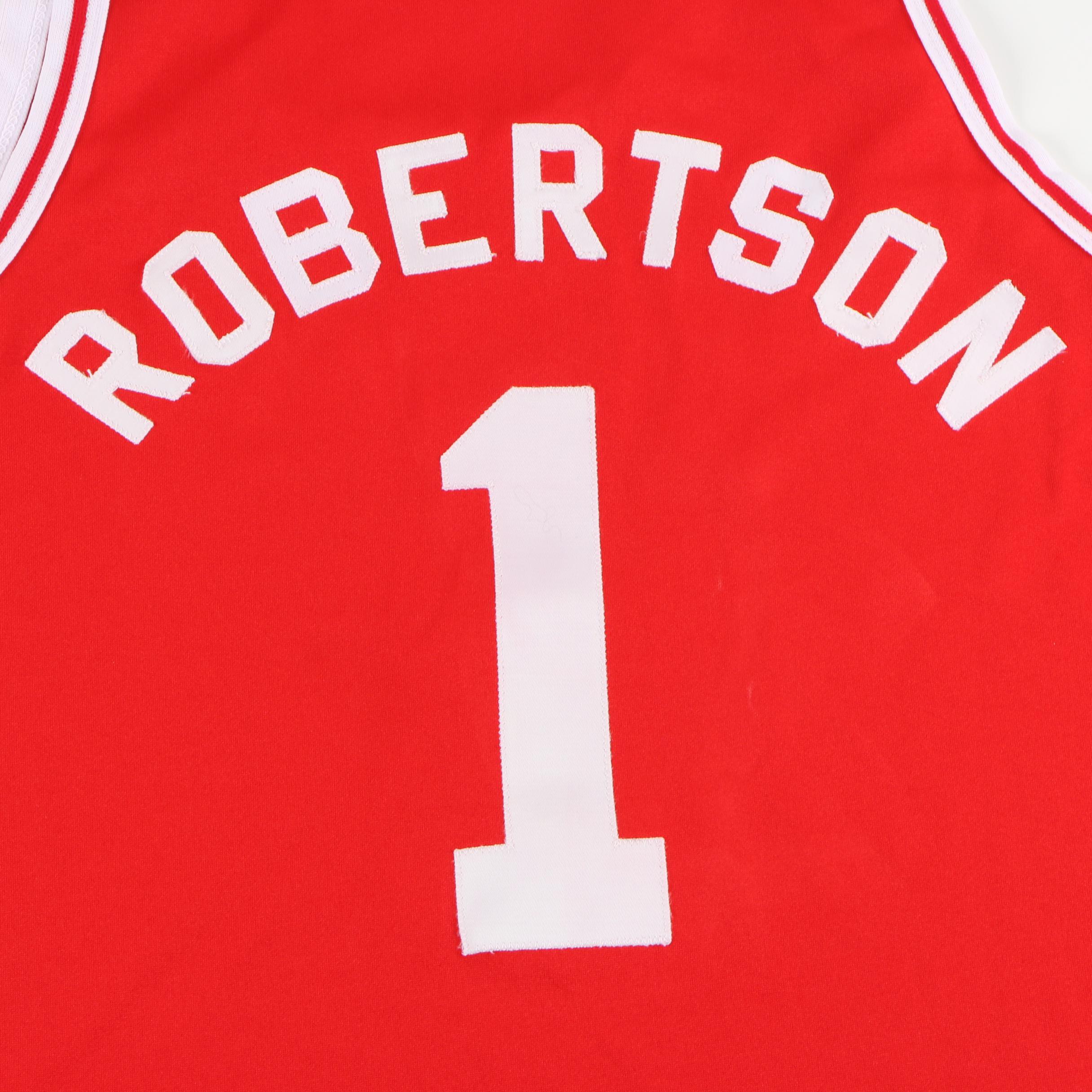 Oscar Robertson "Flav-O-Rich" Charity Game Worn Jersey