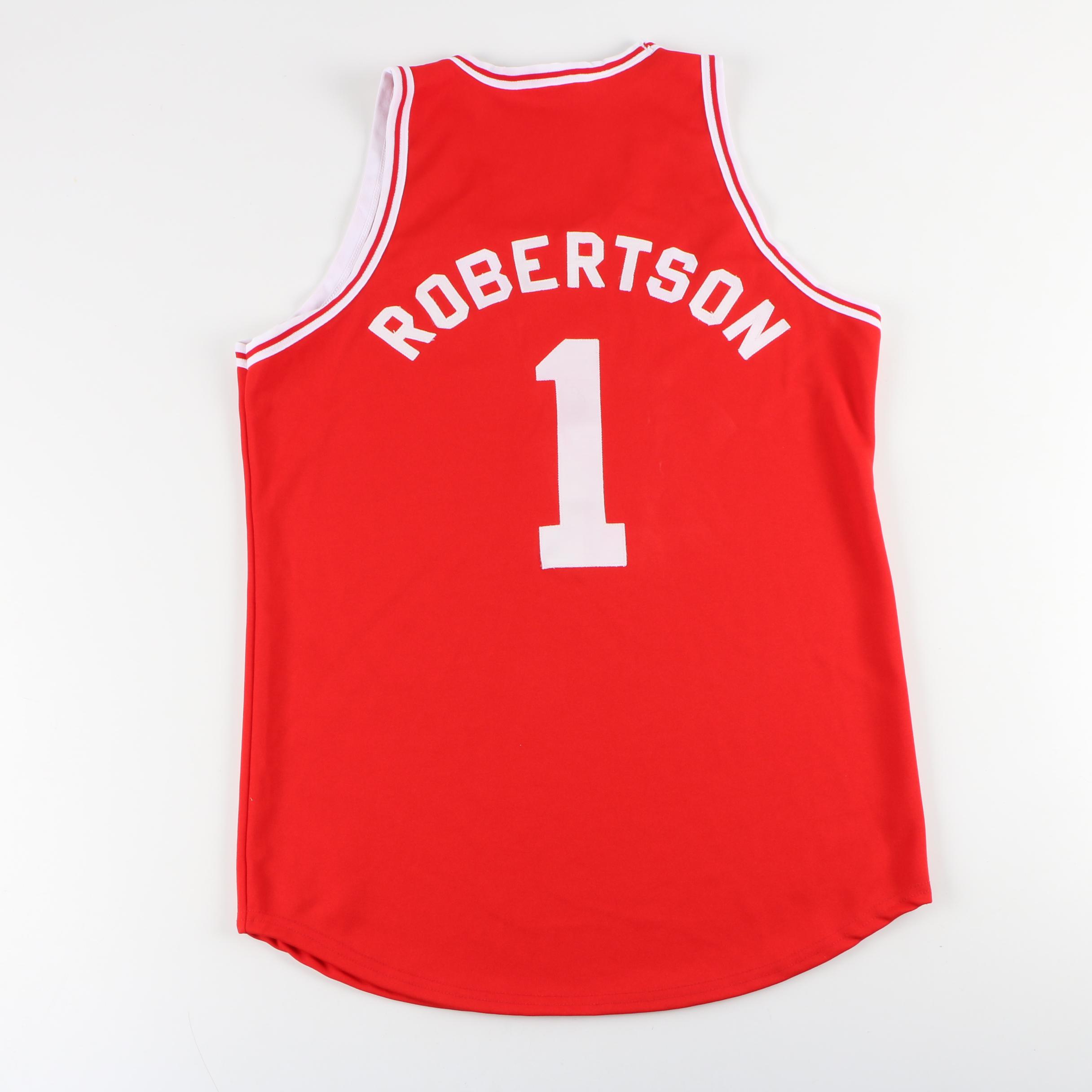 Oscar Robertson "Flav-O-Rich" Charity Game Worn Jersey