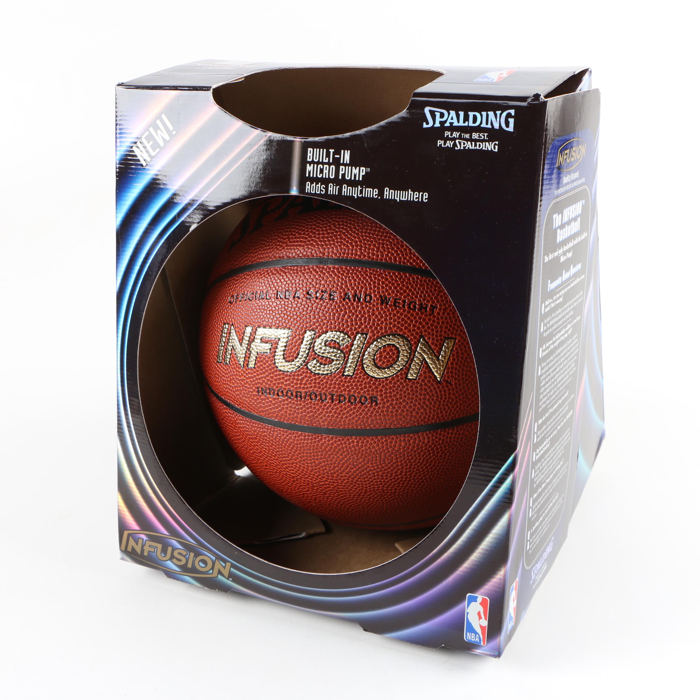Oscar Robertson Signed Spalding NBA Infusion Basketball