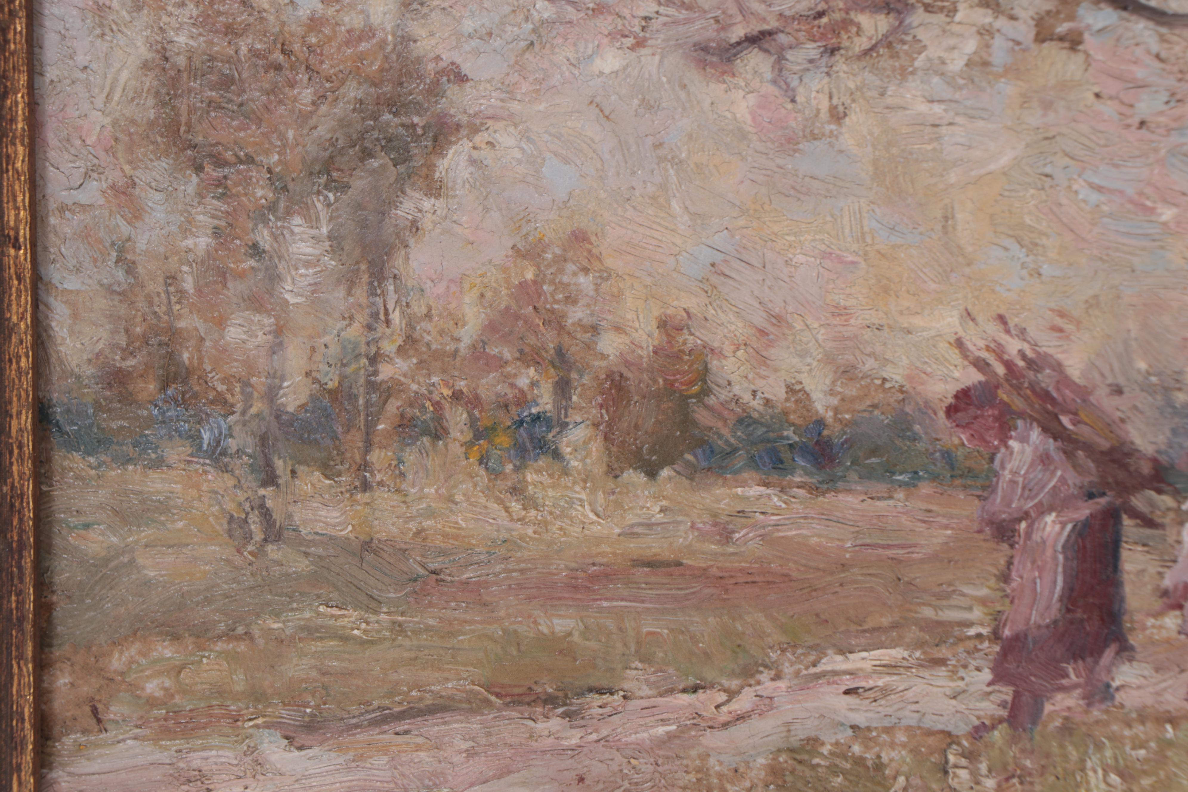 Lester Sutcliffe Impressionist Landscape Oil Painting