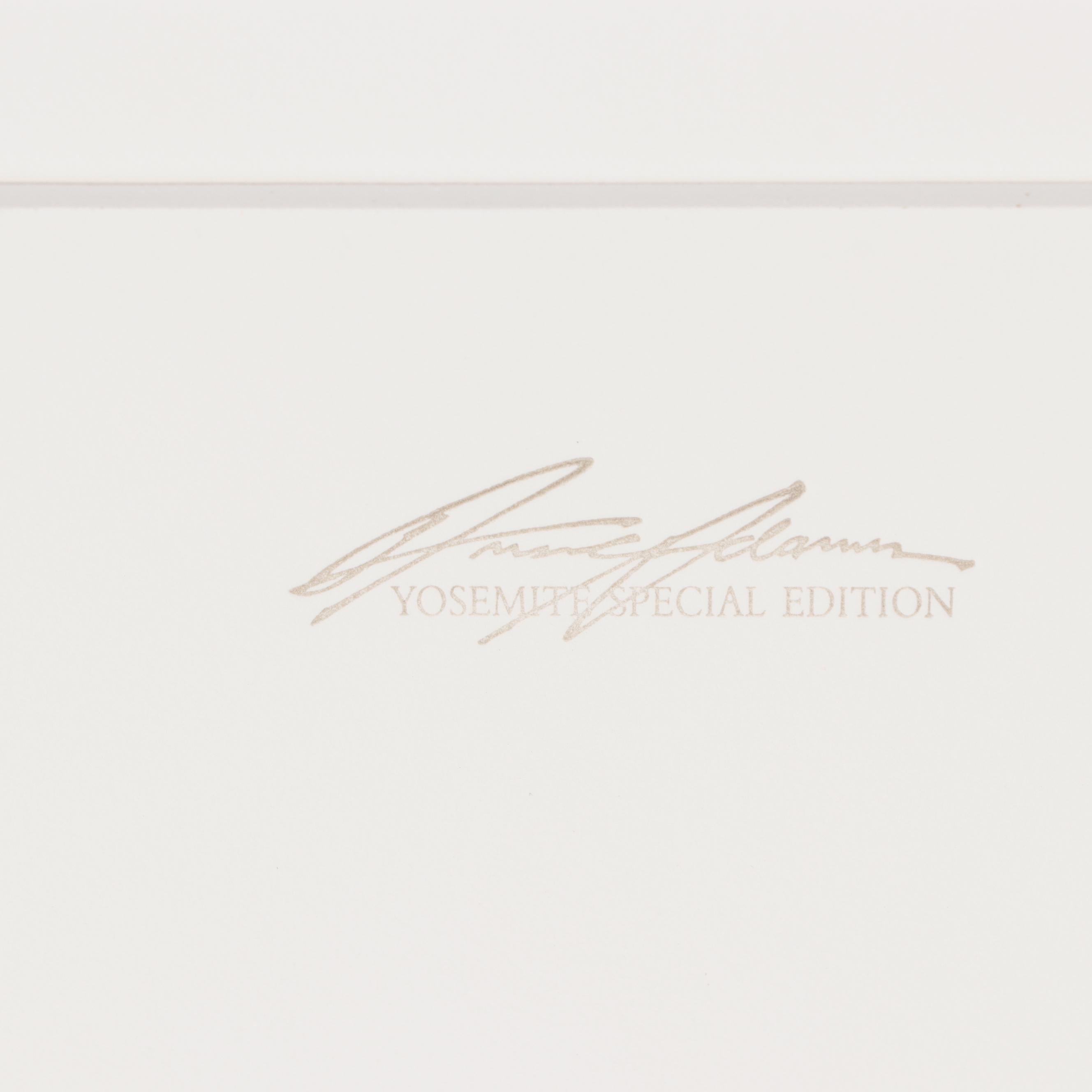 Ansel Adams Special Edition Silver Gelatin Photograph Reprint of Yosemite Valley