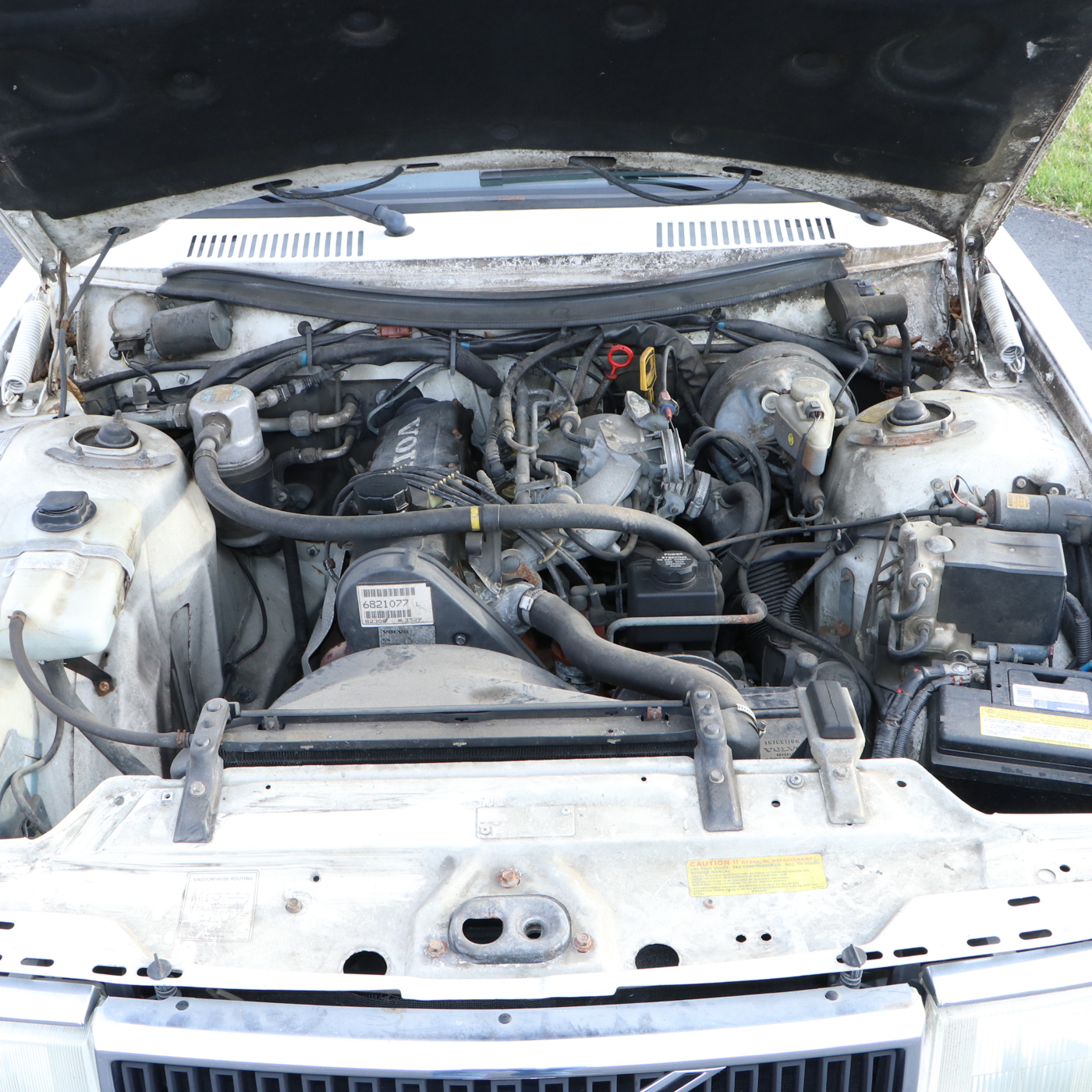 1993 Volvo 240 White Sedan