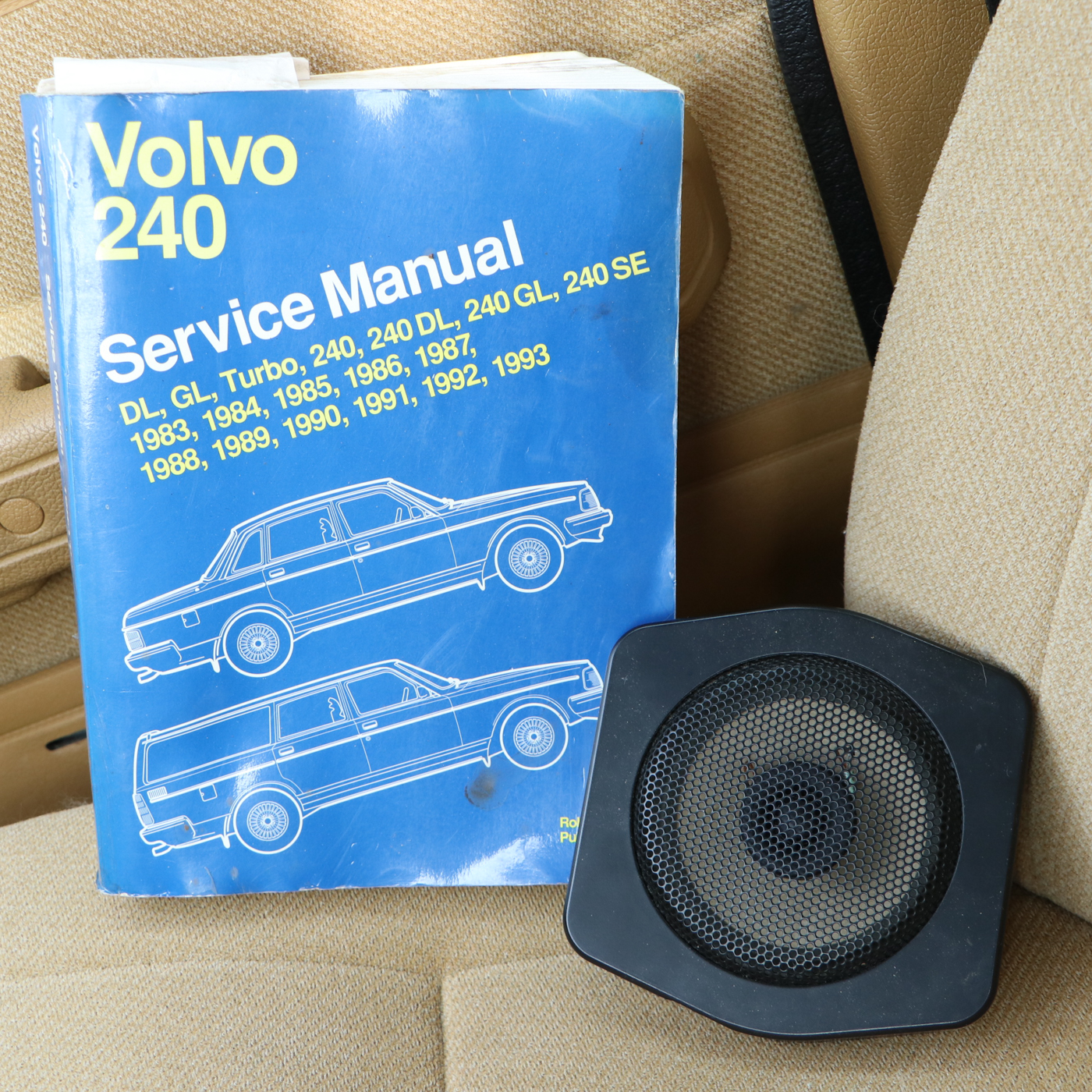 1993 Volvo 240 White Sedan