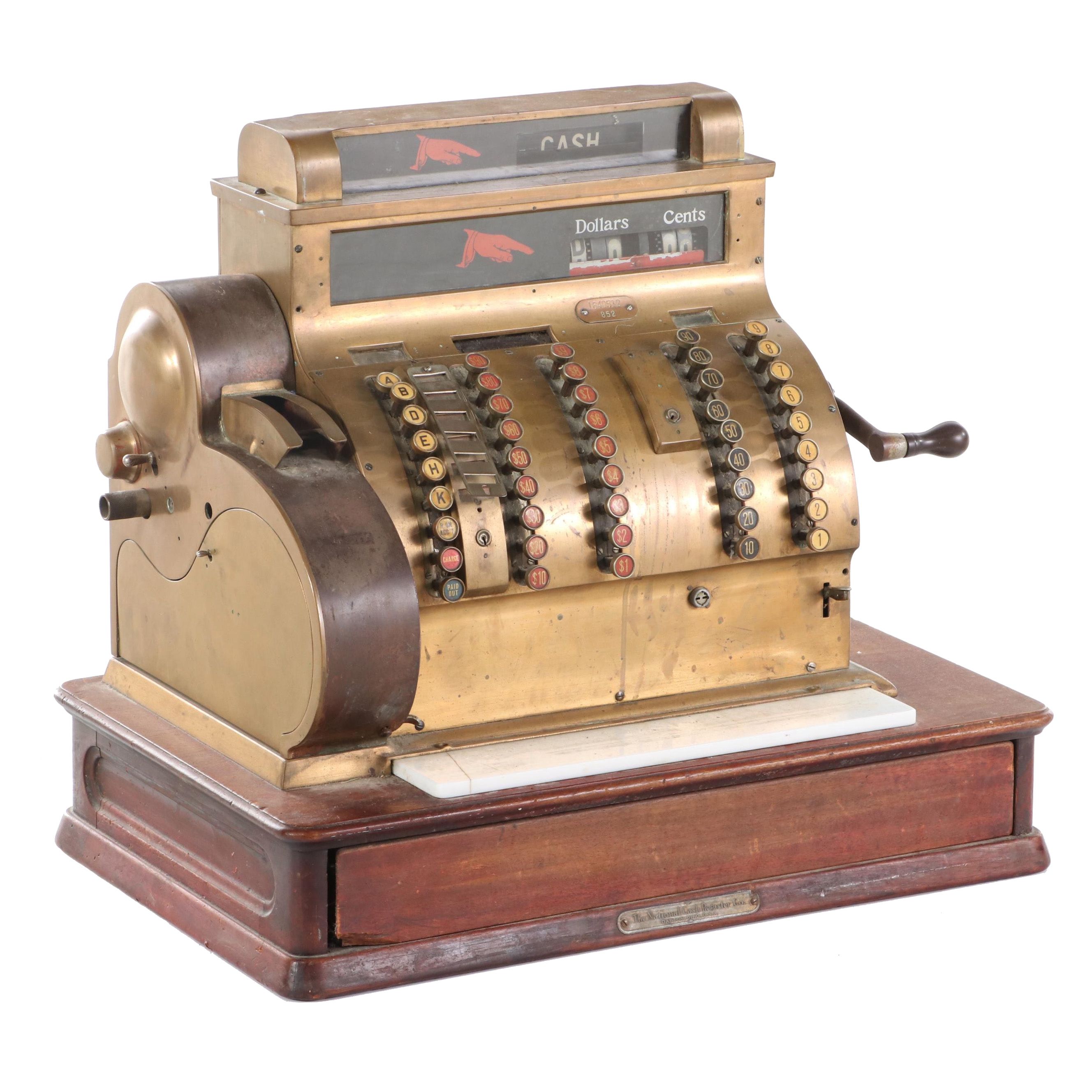National Cash Register Model 852, Circa 1917
