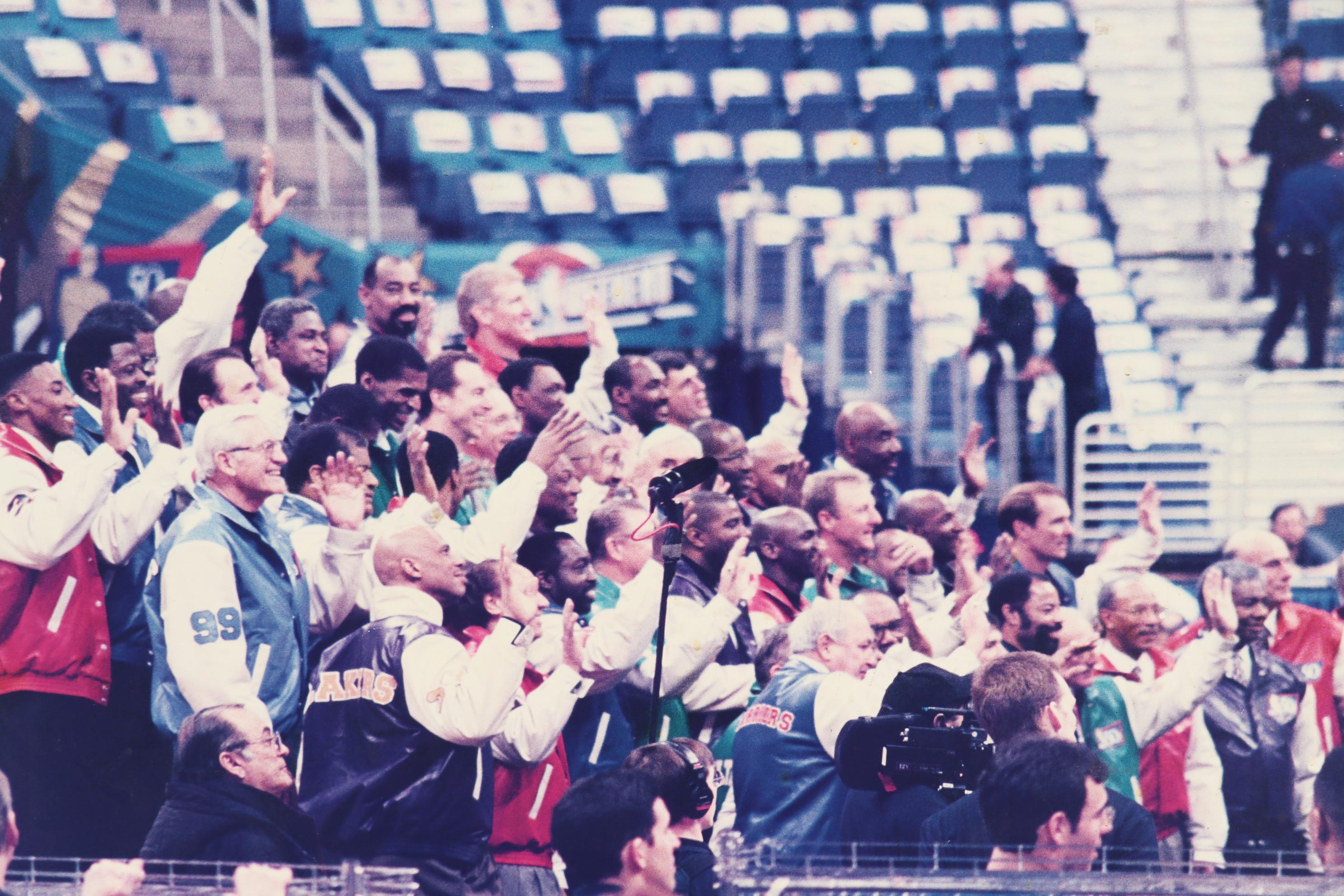 NBA's 50th Anniversary All-Time Team Photo Prints, 1997