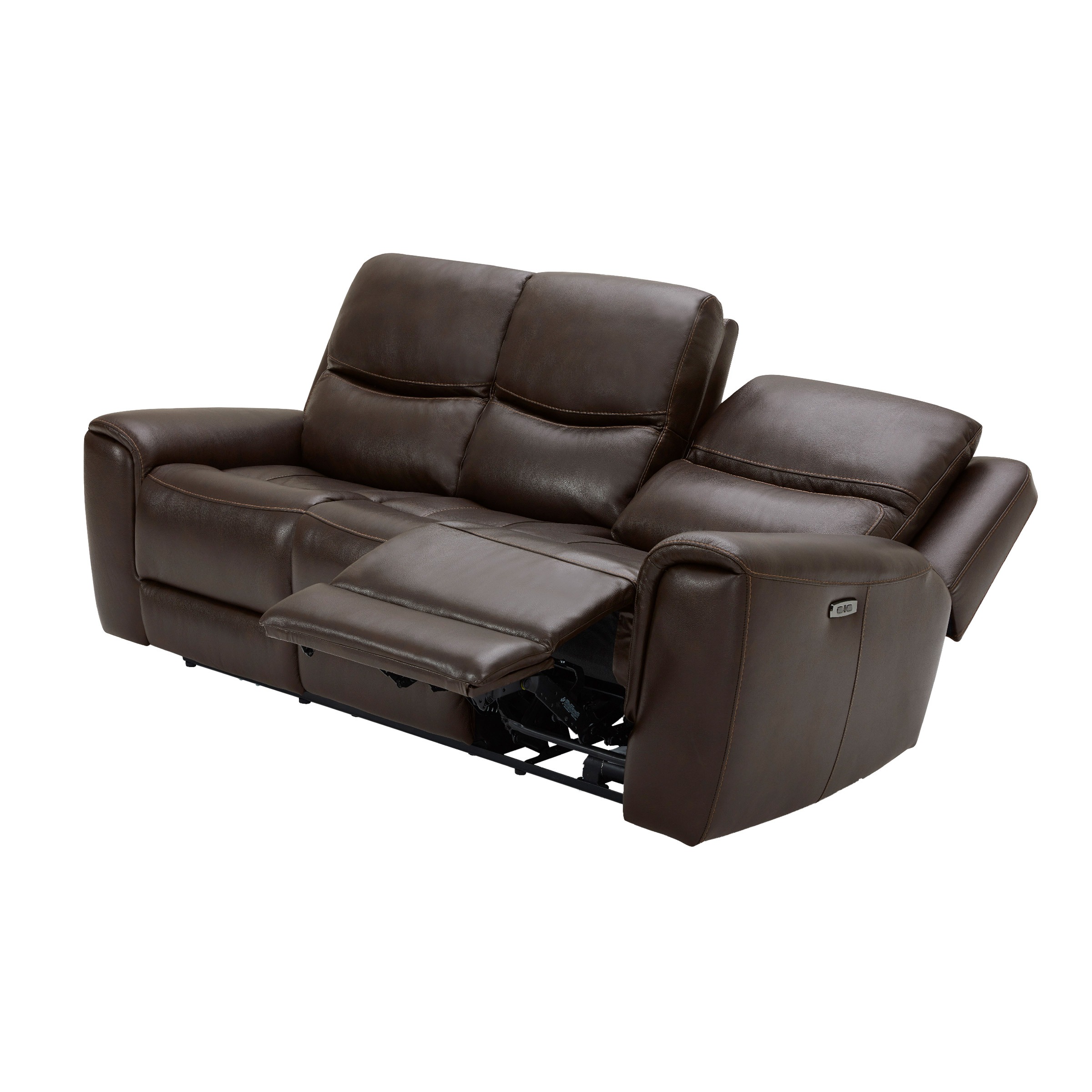 Gilman Creek "Carey" Leather Power Reclining Sofa with Power Headrests