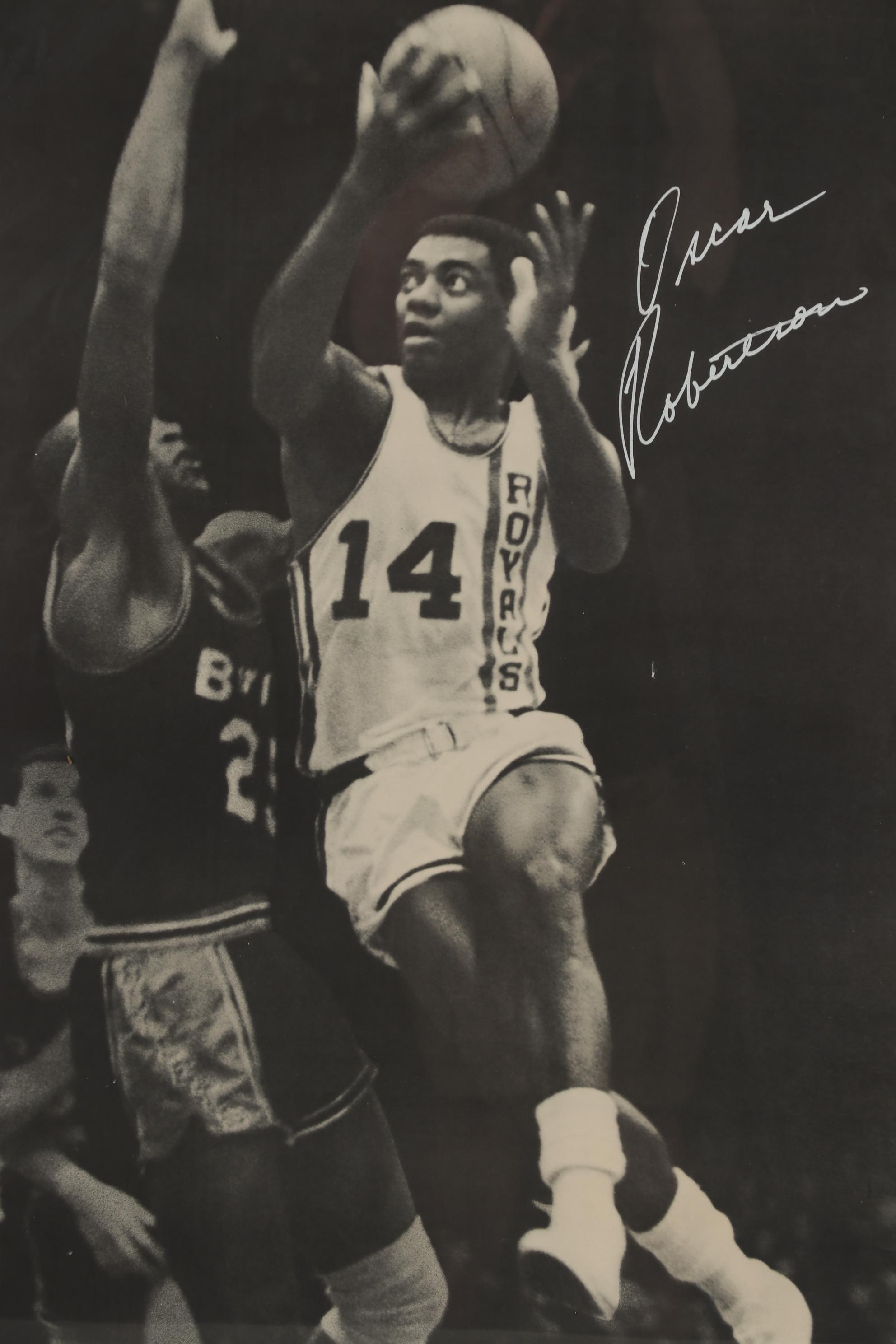 Oscar Robertson Signed Cincinnati Royals Poster, 1969