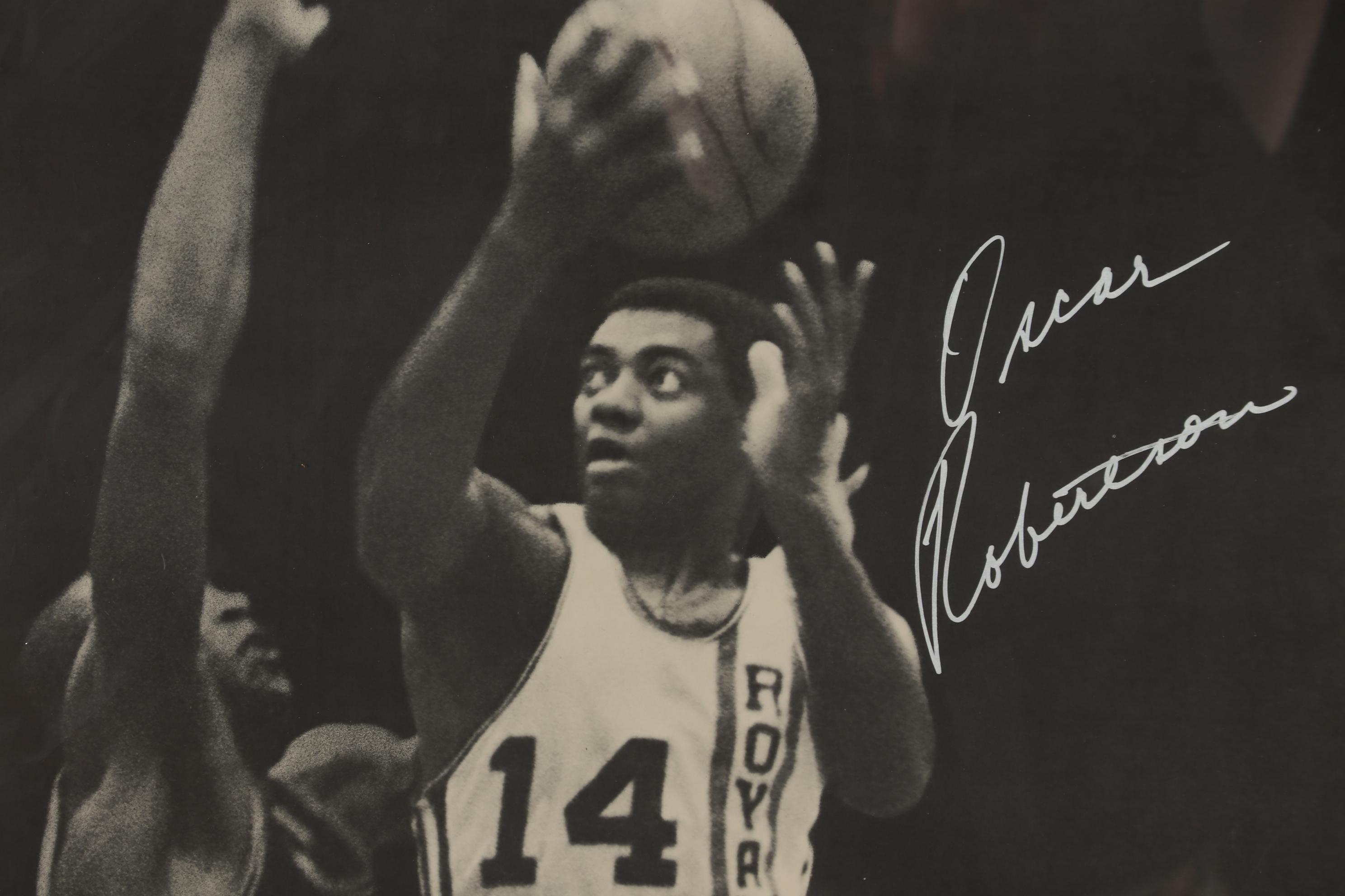 Oscar Robertson Signed Cincinnati Royals Poster, 1969