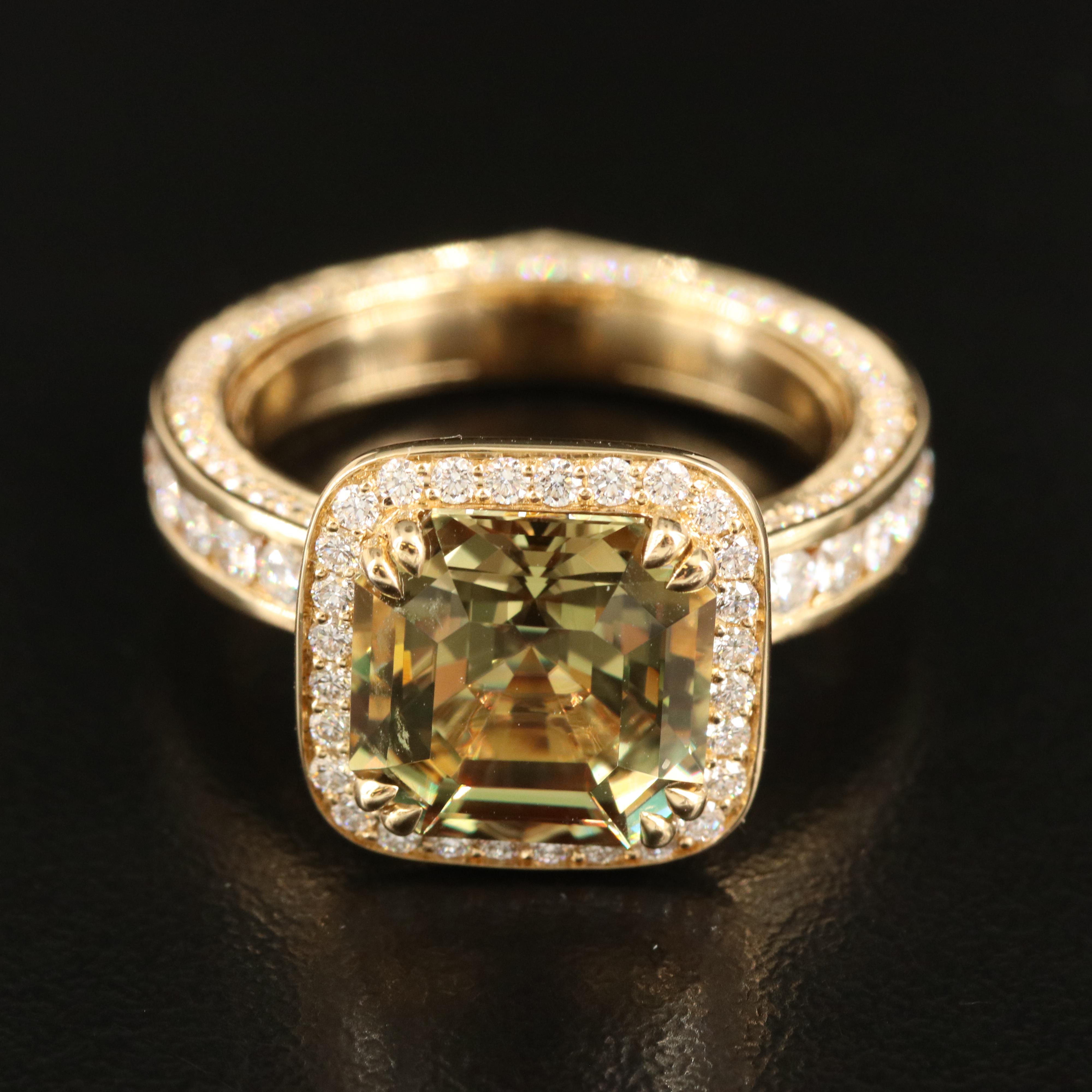 Kat Florence 18K Zultanite and 1.69 CTW Diamond Ring