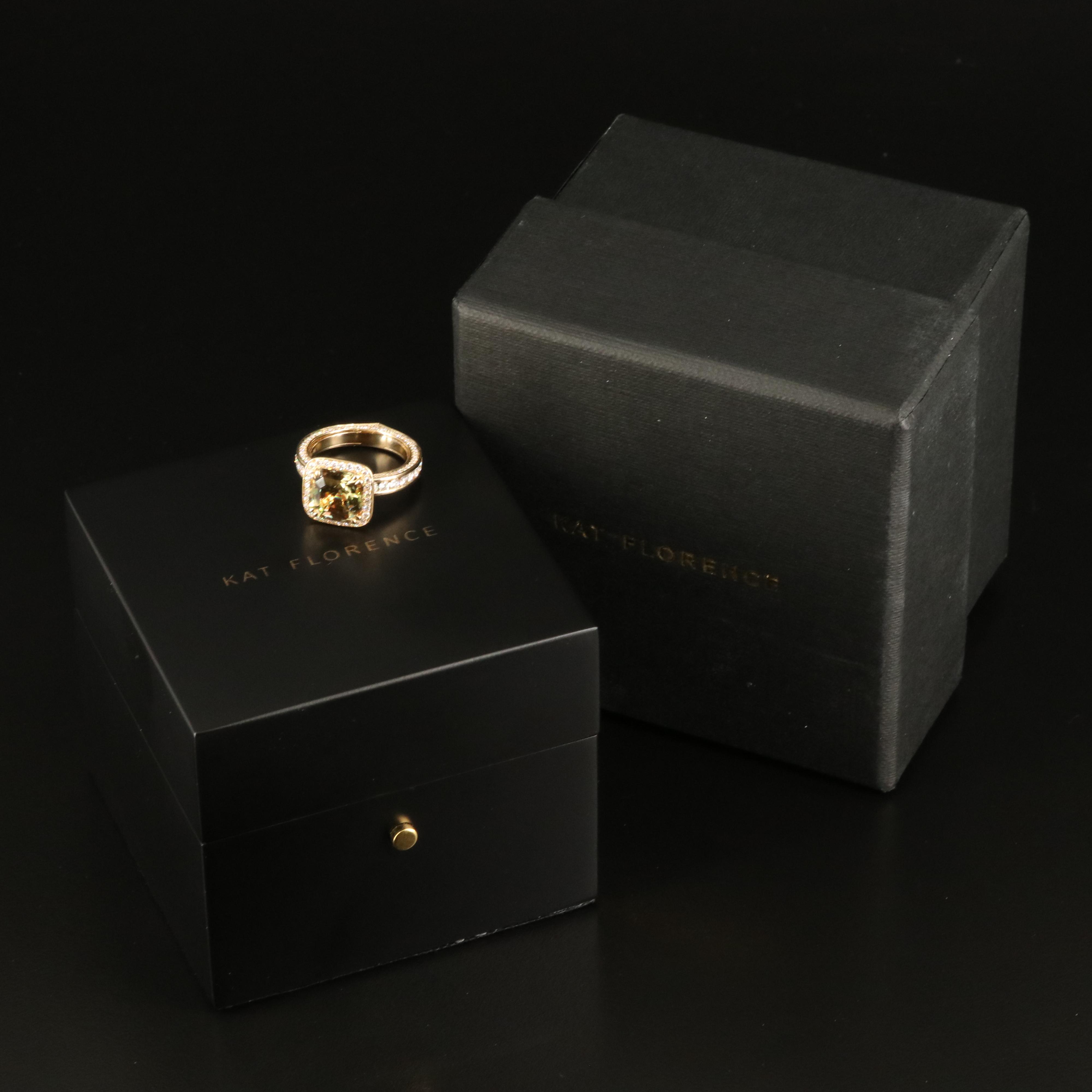 Kat Florence 18K Zultanite and 1.69 CTW Diamond Ring