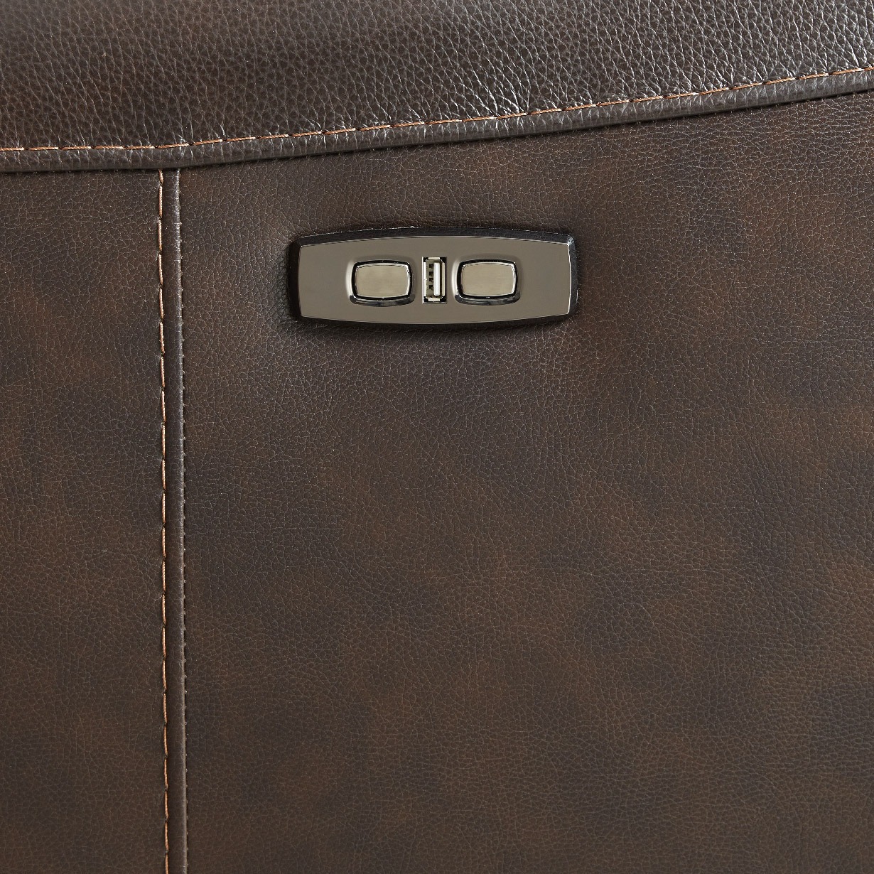 Gilman Creek "Carey" Leather Power Reclining Loveseat with Power Headrests