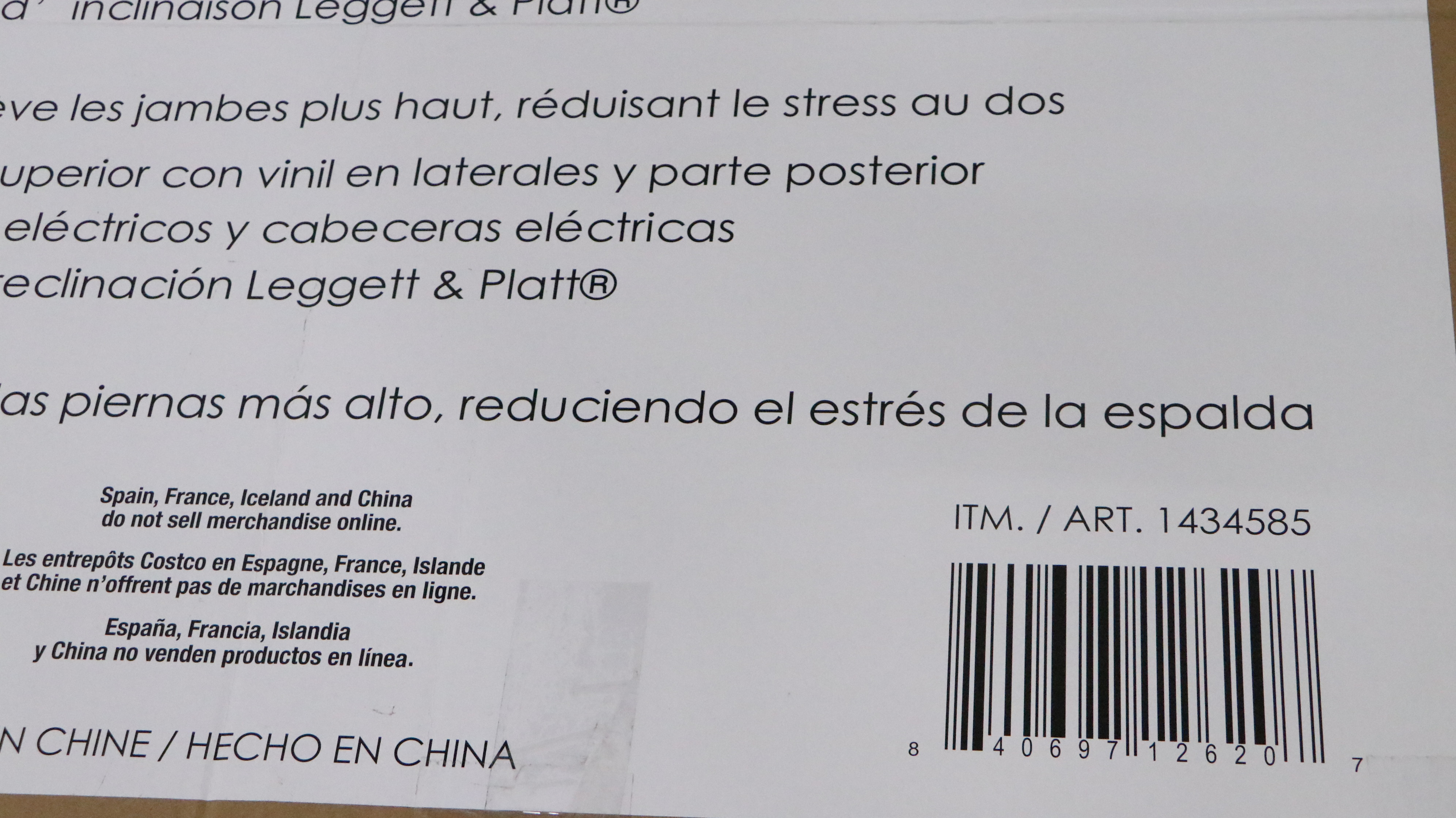 Gilman Creek "Carey" Leather Power Reclining Sofa with Power Headrests