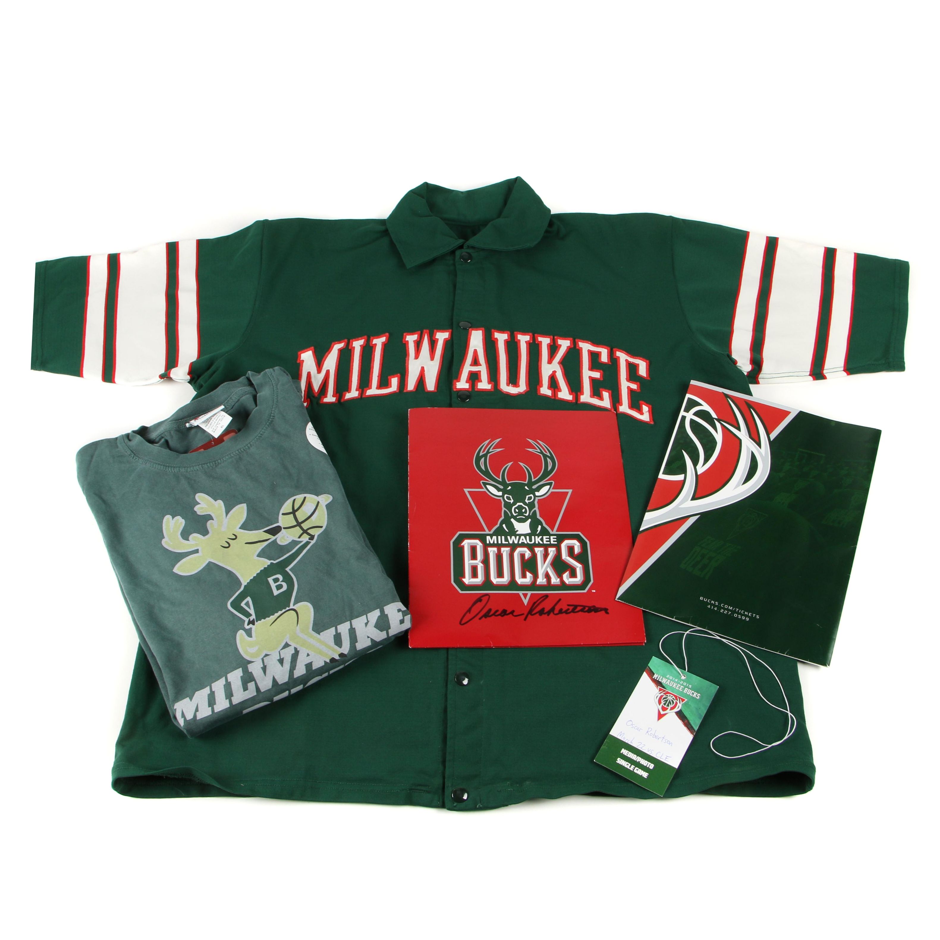 1985 Milwaukee Bucks Legends Game Warm Up Jacket and More